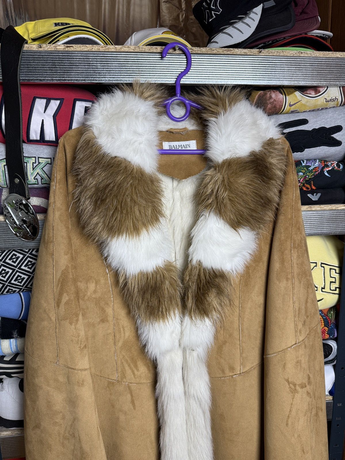 Balmain Crazy Luxury Balmain Brown Sheepskin Coat Size M / US 6-8 / IT 42-44 - 4 Thumbnail