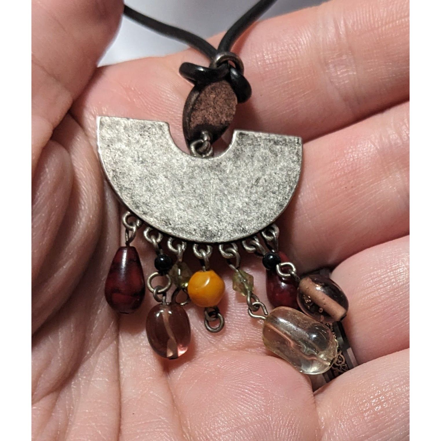 Other Retro Bohemian Glass Tassel Pendant Necklace Size ONE SIZE - 10 Thumbnail