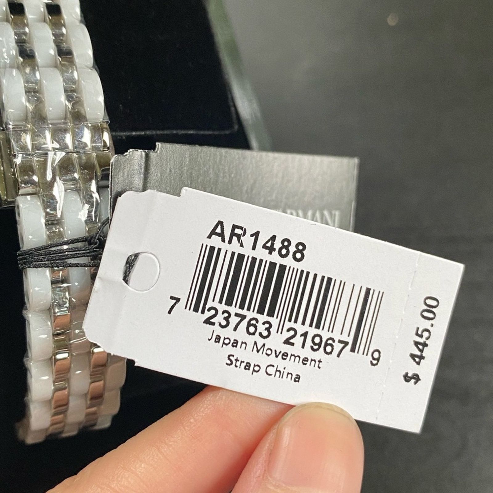 Emporio Armani Emporio Armani AR1488 White Ceramic Watch Size ONE SIZE - 4 Thumbnail