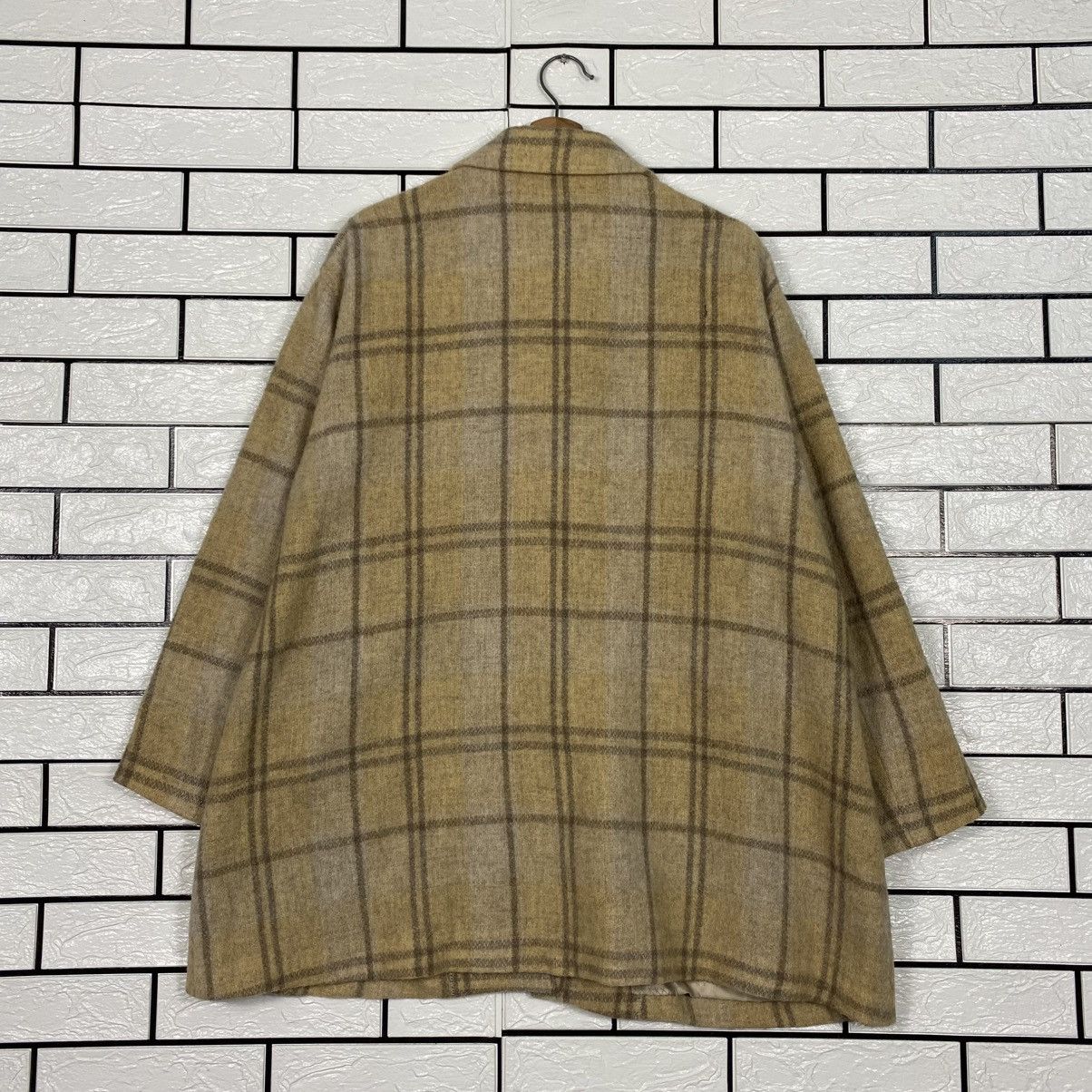 Japanese Brand 📌Vintage Wool Jacket One Way Co Tartan Issey Miyake Size US M / EU 48-50 / 2 - 9 Thumbnail