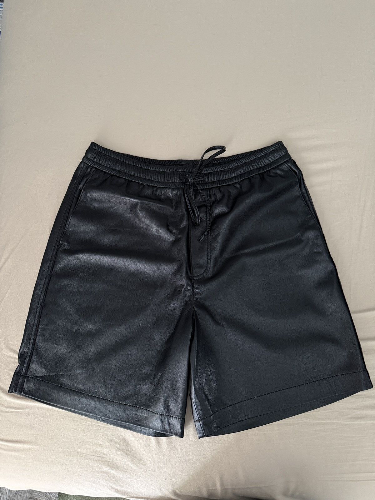 Nanushka Doxxi vegan leather short - black Size US 32 / EU 48 - 1 Thumbnail