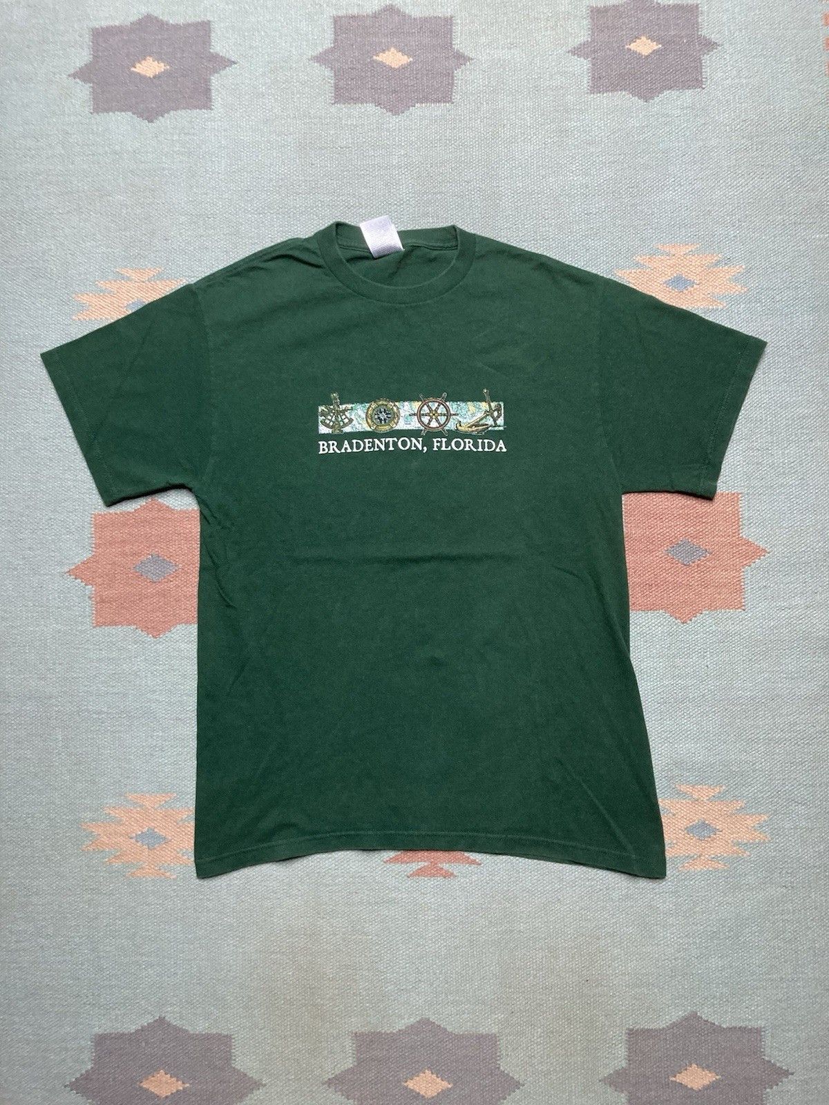 Vintage Graphic t shirt Bradenton Florida beach ship wheel boat M Size US M / EU 48-50 / 2 - 1 Thumbnail