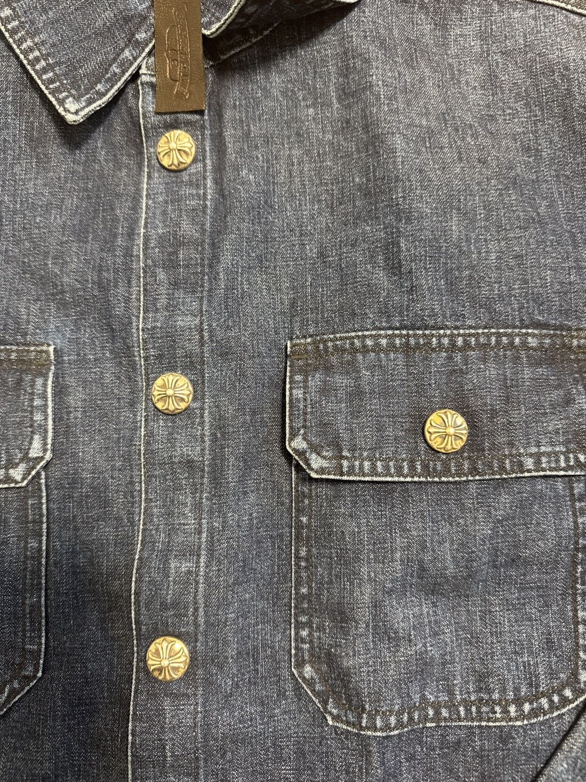 Chrome Hearts Chrome hearts workdog denim shirts Size US M / EU 48-50 / 2 - 9 Thumbnail