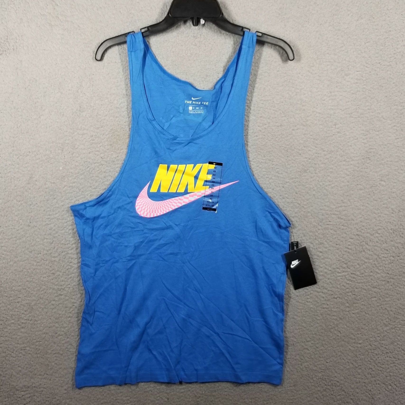 Nike Nike Sportswear Festival Tank Top Shirt Men XS Blue Size US XS / EU 42 / 0 - 3 Thumbnail