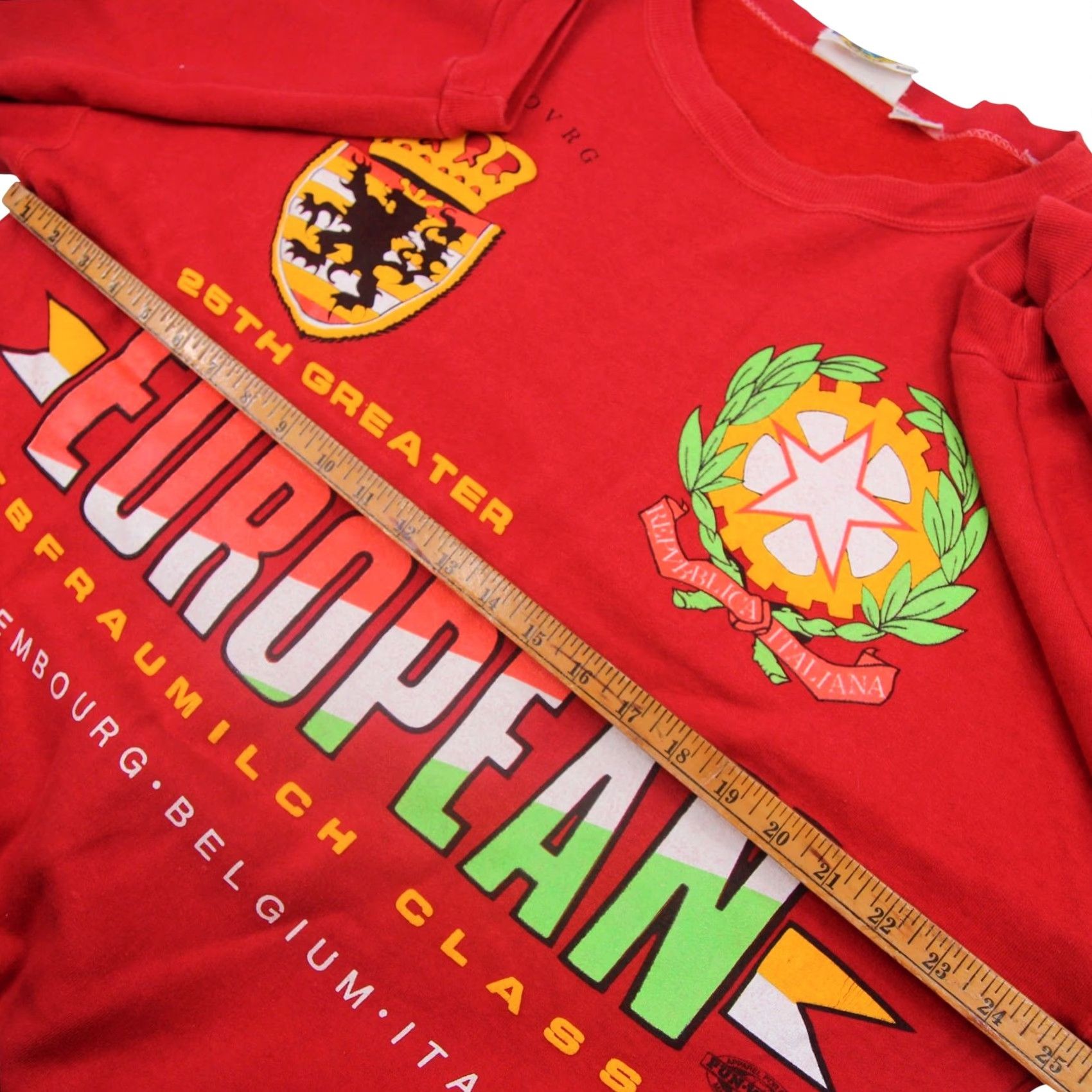 Vintage VINTAGE Sweatshirt 25th Greater European Liebfraumilch Classic Wine Graphic Red XL Mens Size US XL / EU 56 / 4 - 5 Thumbnail