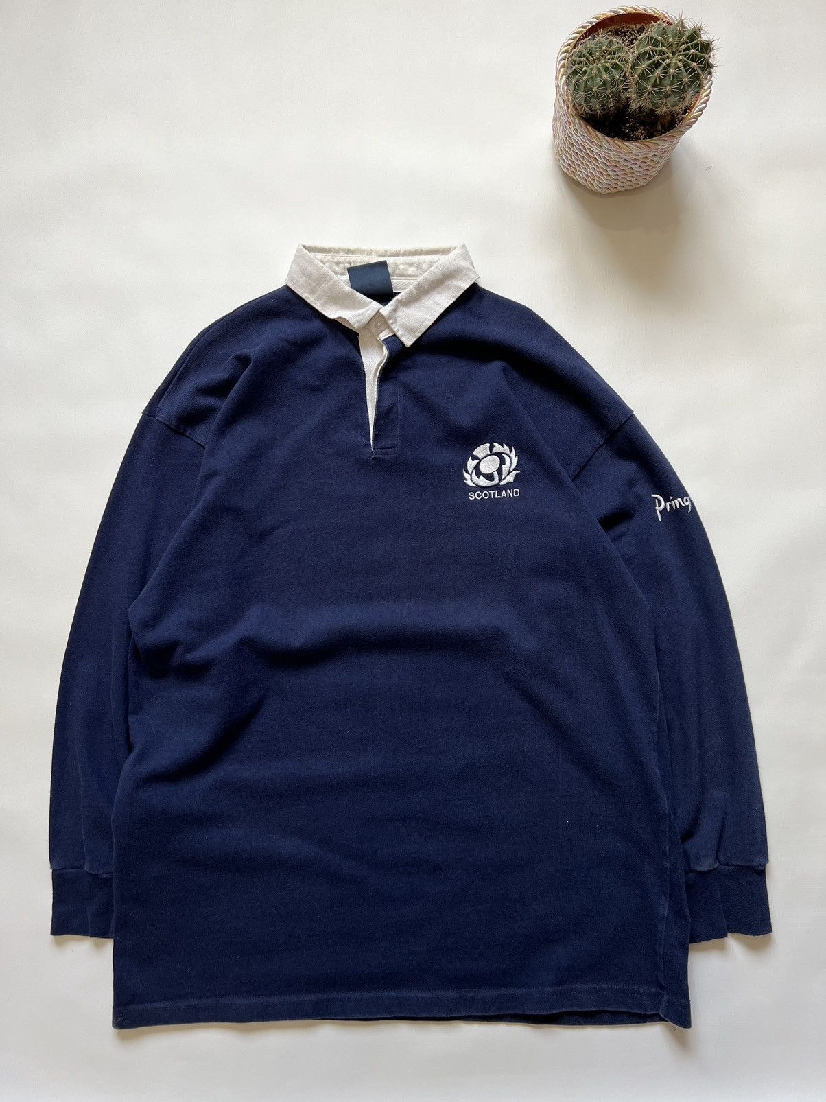 Maillot De Rugby Pringle Scotland Vintage 1995-1997 - Taille L/XL - Occasion Collector