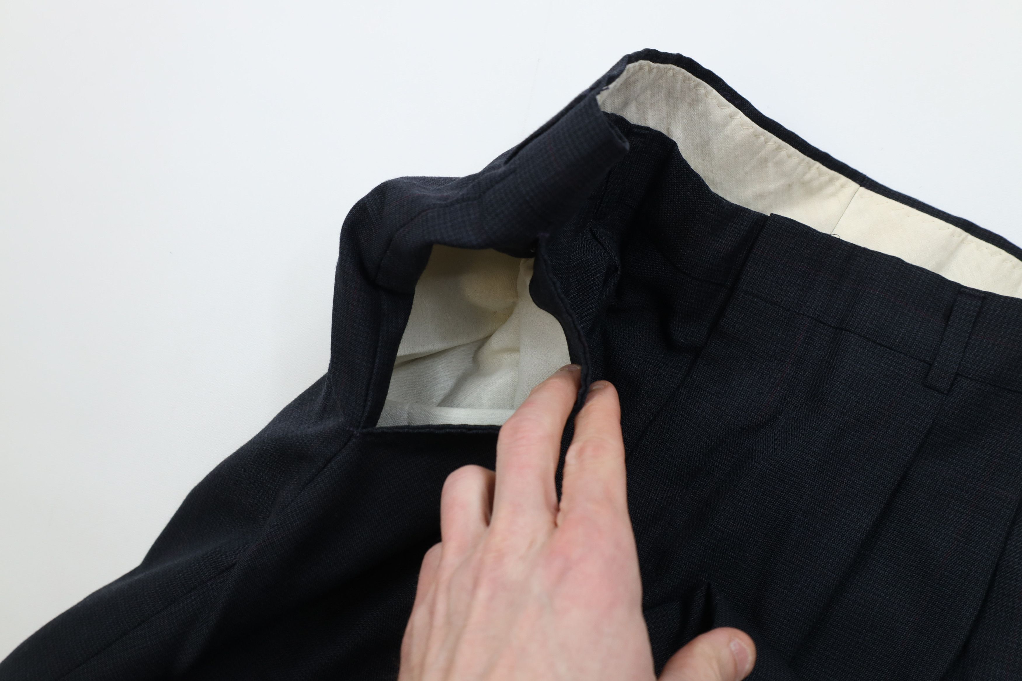 Vintage Vintage 90s Streetwear Wool Blend Wide Leg Chino Pants USA Size US 34 / EU 50 - 8 Thumbnail