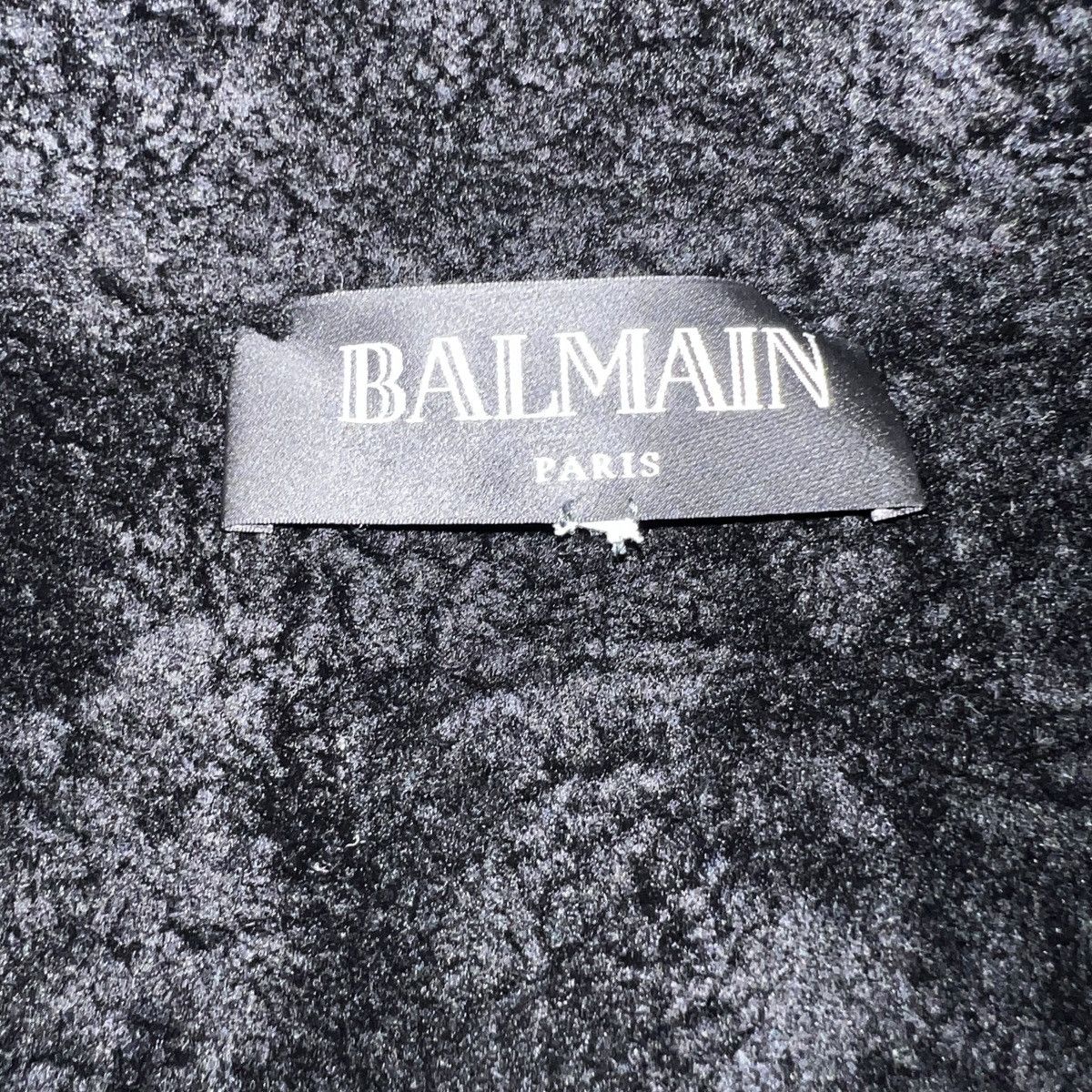 Balmain BALMAIN Black Shearling and Leather Riders Jacket Size S / US 4 / IT 40 - 5 Thumbnail