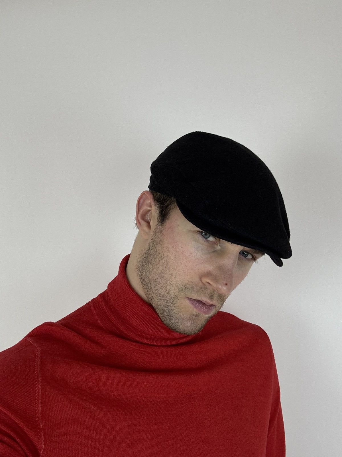 Bugatti × Designer × Vintage Bugatti Flat Cap Wool Hat Windstopper Windproof Size 56-58 Size ONE SIZE - 3 Thumbnail