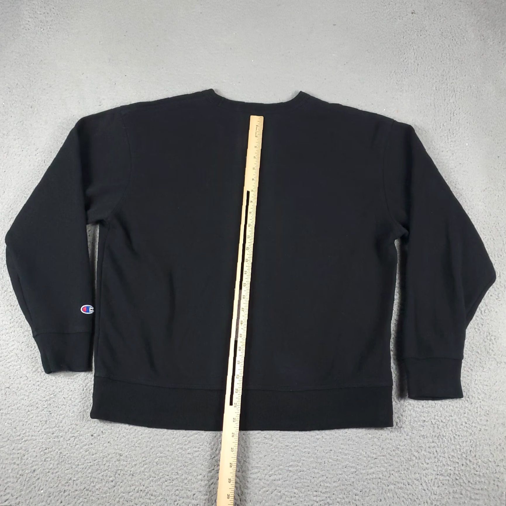 Champion Champion Pullover Sweatshirt Mens Large Black Casual Long Sleeve Mock Neck Size US L / EU 52-54 / 3 - 6 Thumbnail
