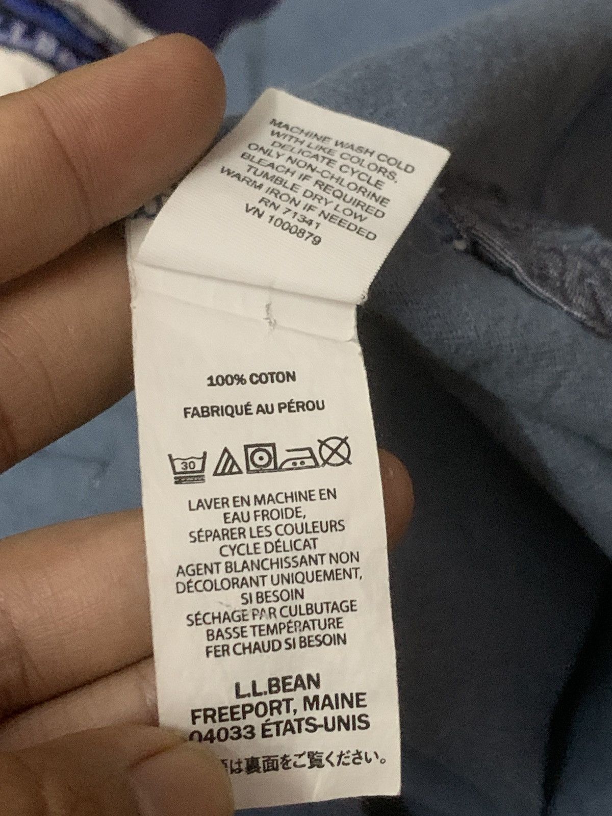 Designer × L.L. Bean L.L Bean Long Sleeve Tee Size US S / EU 44-46 / 1 - 6 Thumbnail