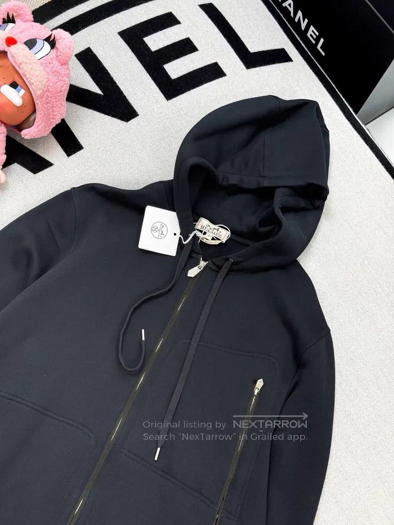 Hermes Hermes Men's Hooded Sweatshirt Jacket Fall/Winter 2024 Size US M / EU 48-50 / 2 - 5 Thumbnail