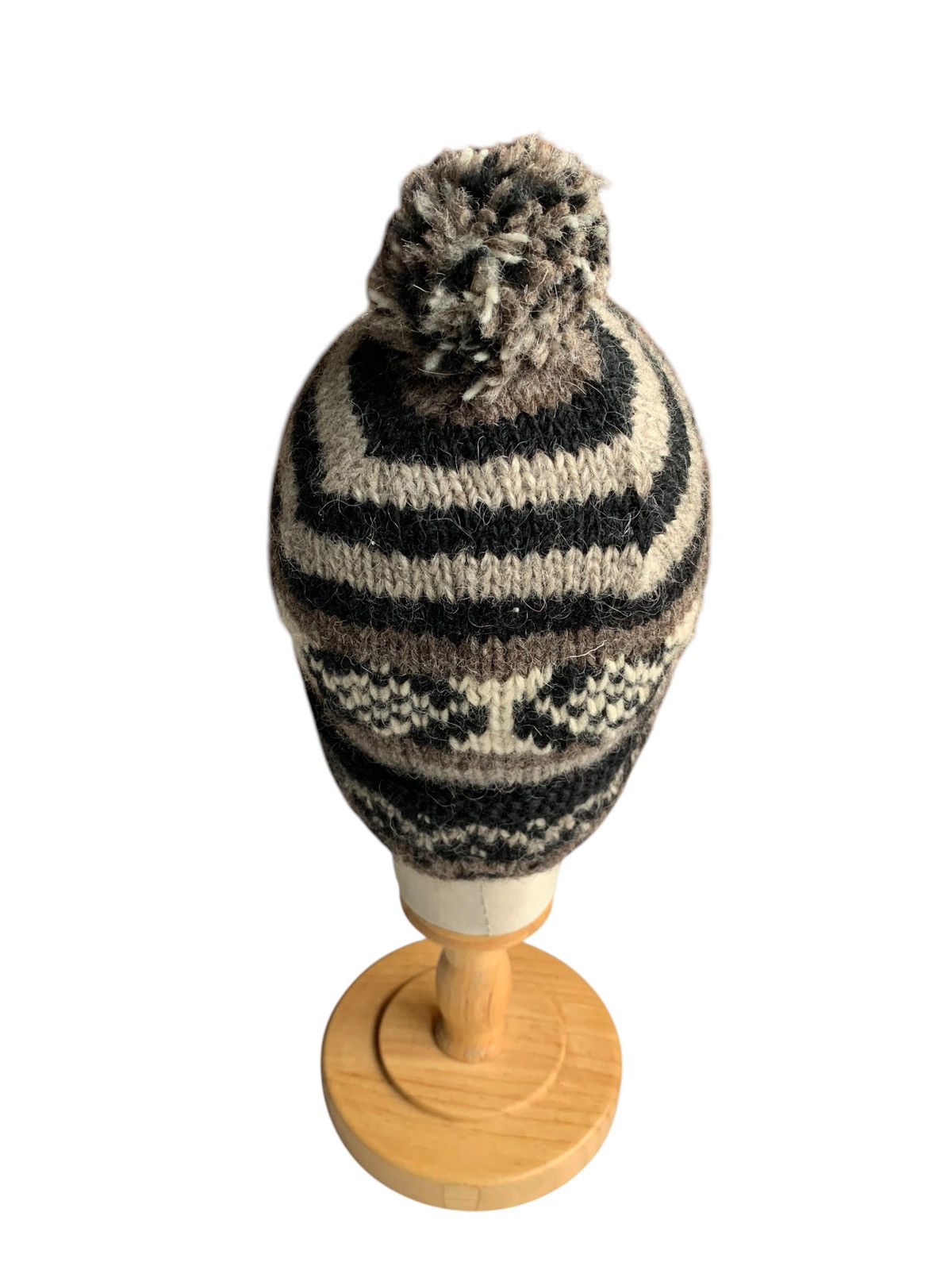 Japanese Brand × Kapital × Vintage Knitted Crochet Wool Rare Design Winter Sessions Beanie Hats Size ONE SIZE - 7 Thumbnail