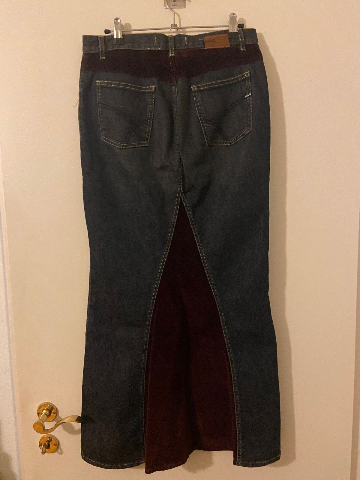 GAS Dark Wash Midi Skirt with a Flared Silhouette Size 32" / US 10 / IT 46 - 2 Thumbnail
