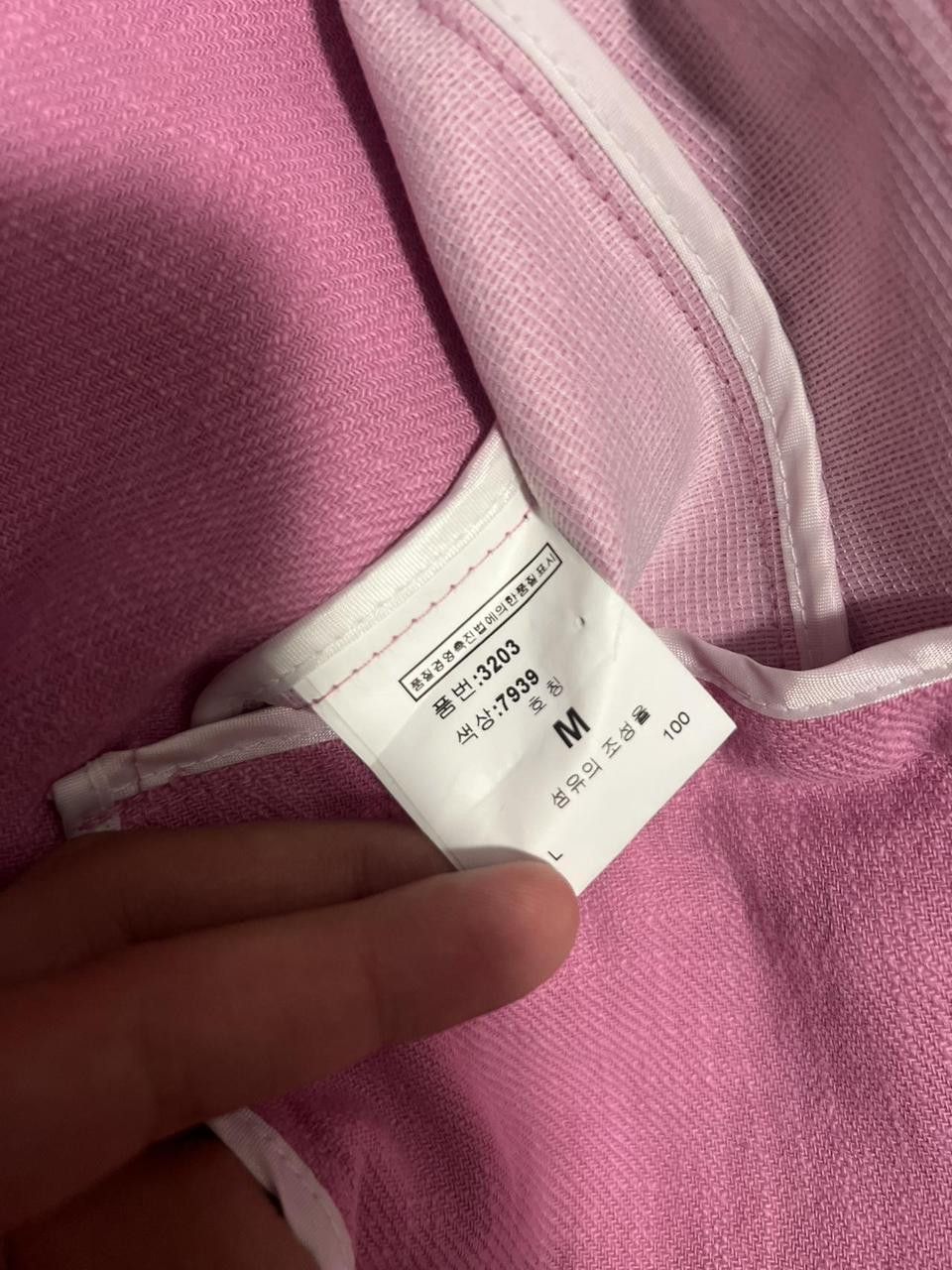 Vintage Pink Double-Breasted Blazer with Gold Buttons Size M / US 6-8 / IT 42-44 - 3 Thumbnail