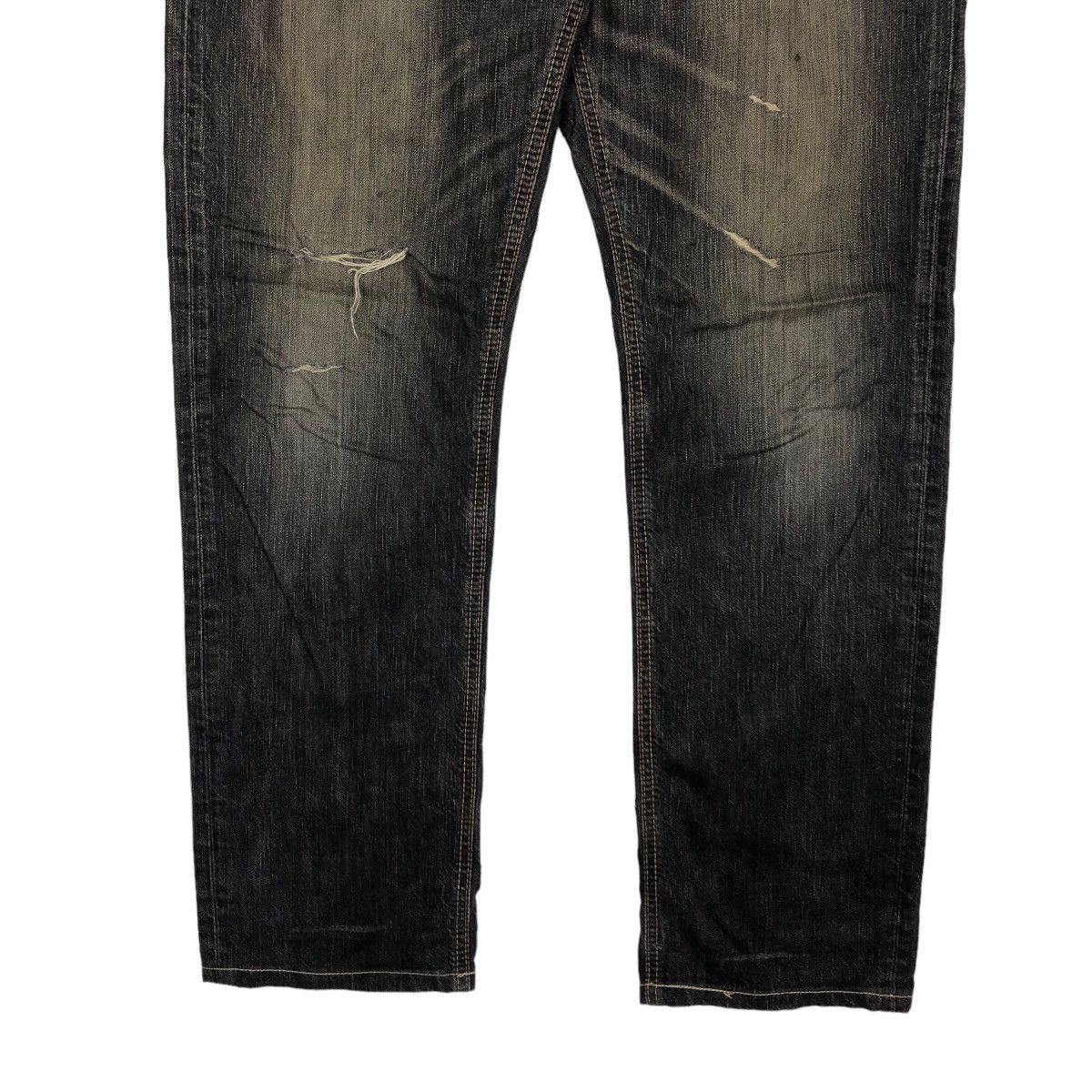 Edwin 🔥VINTAGE EDWIN 503 MADE IN JAPAN STRAIGHT PUNK DESIGN BLACK Size US 34 / EU 50 - 4 Thumbnail