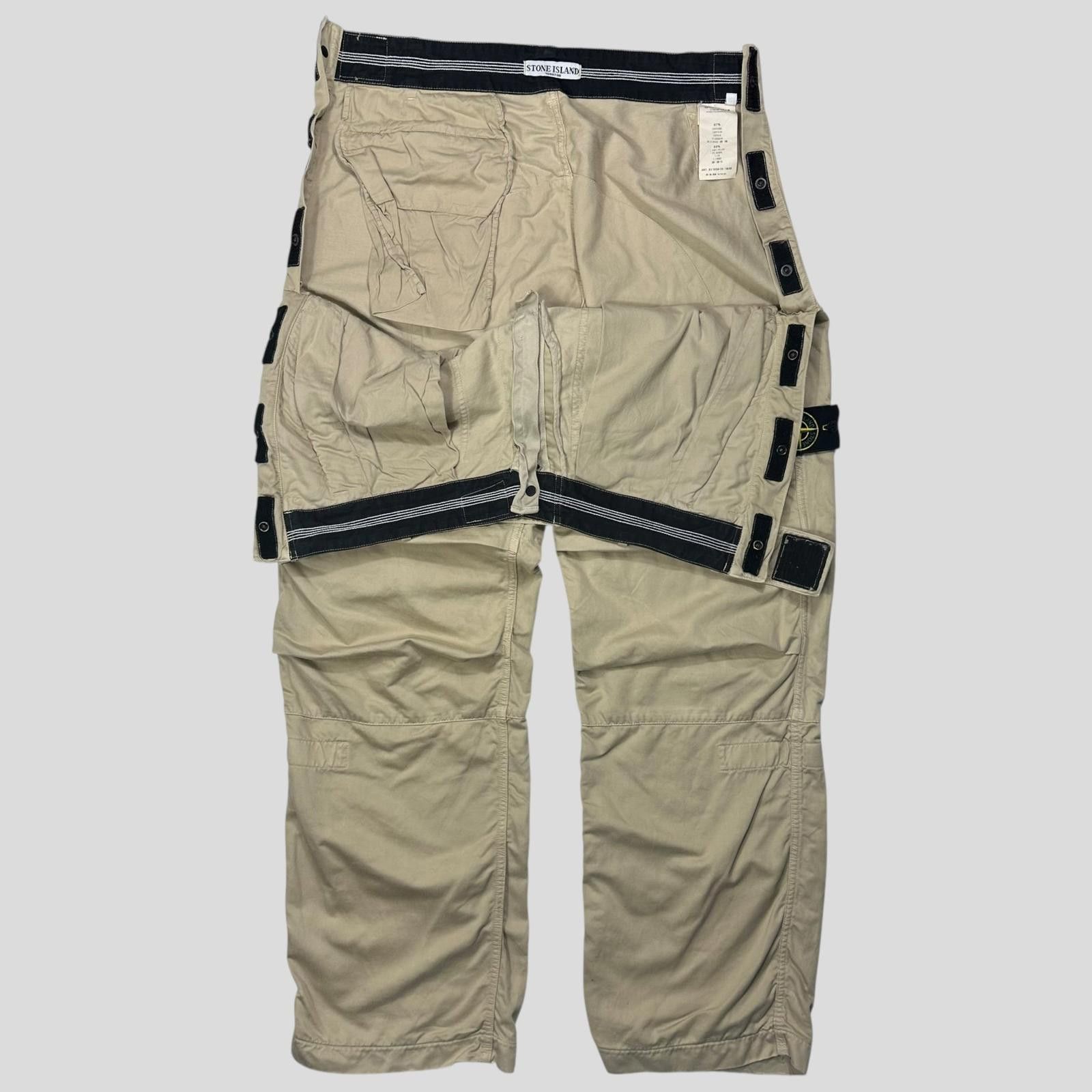 Stone Island Stone Island 2006 Baggy Parachute Cargo Trousers - IT54 Size US 34 / EU 50 - 2 Thumbnail
