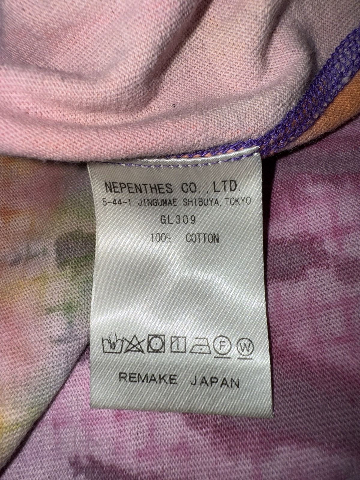 Needles Needles Rebuild Tie-Dye 5 Cuts T-Shirt Size US L / EU 52-54 / 3 - 4 Thumbnail