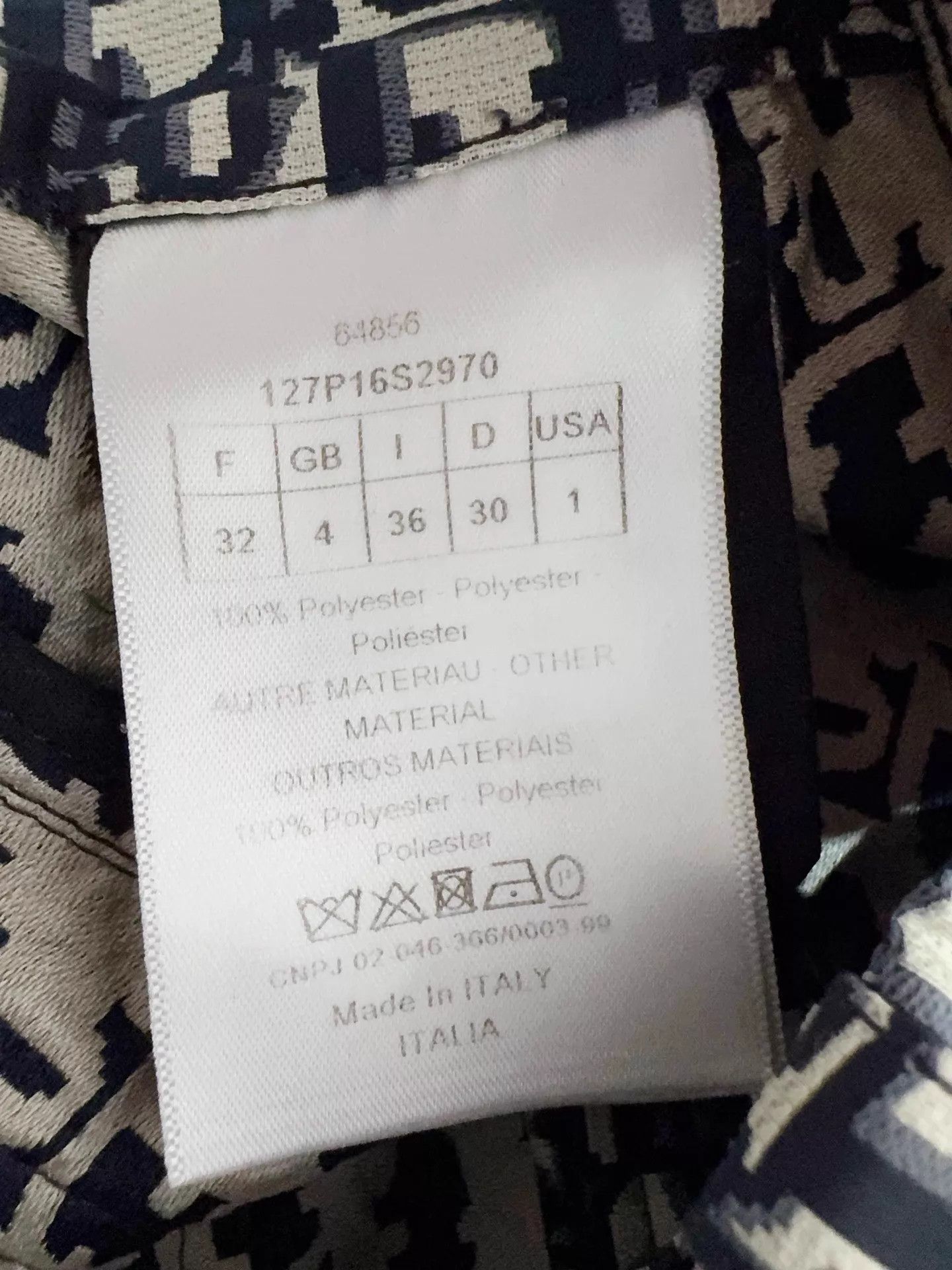 Dior Dior New Full Logo High-Waist Pants F32 Size 24" / US 00 / IT 34 - 5 Thumbnail