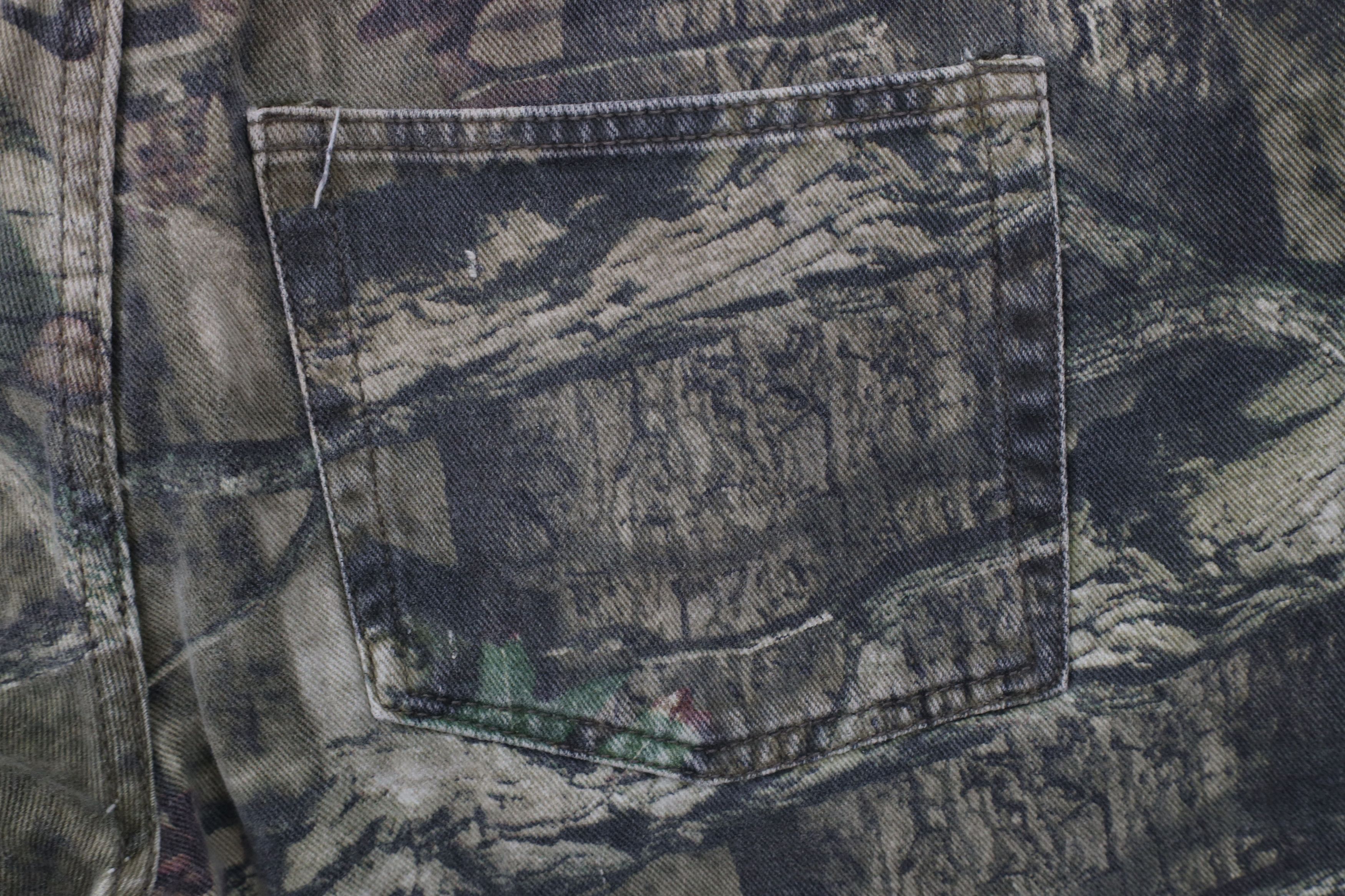 Mossy Oaks × Vintage Vintage Mossy Oak Camouflage Leg Double Knee Denim Jeans Size US 36 / EU 52 - 13 Thumbnail