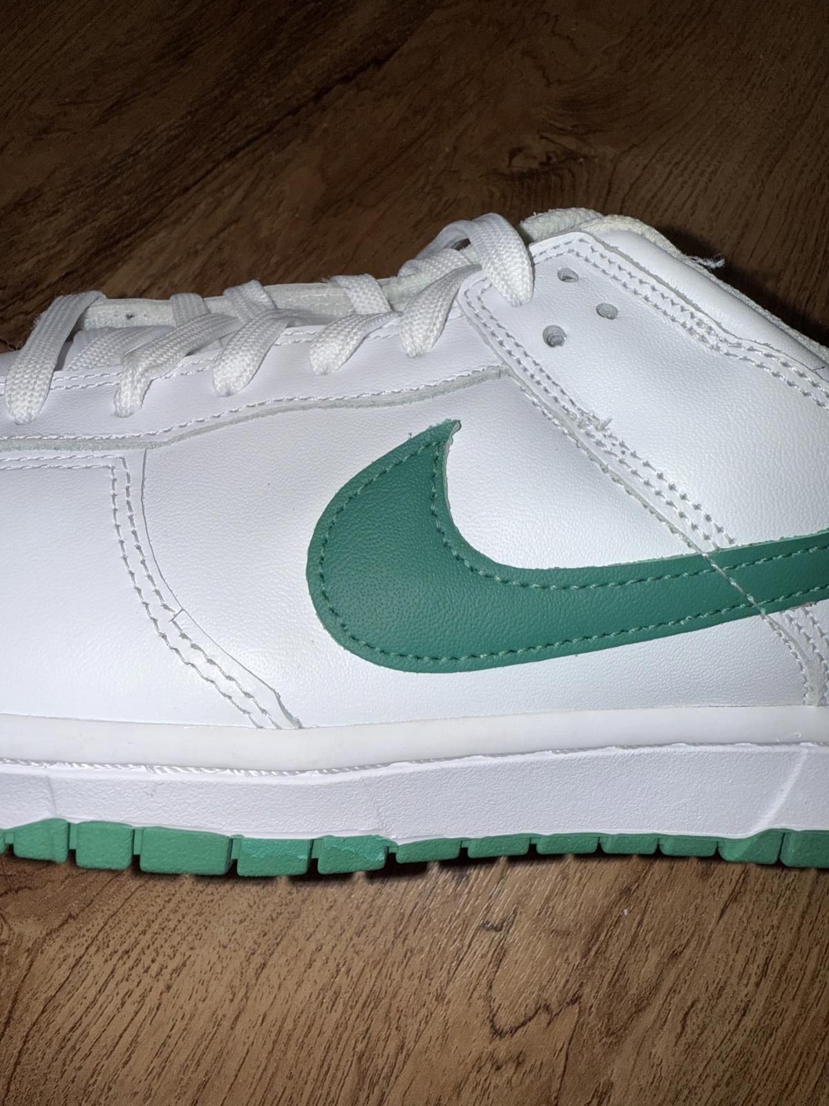 Nike Nike Dunk Low White Green Noise (Women’s) Size US 11.5 / IT 41.5 - 8 Thumbnail