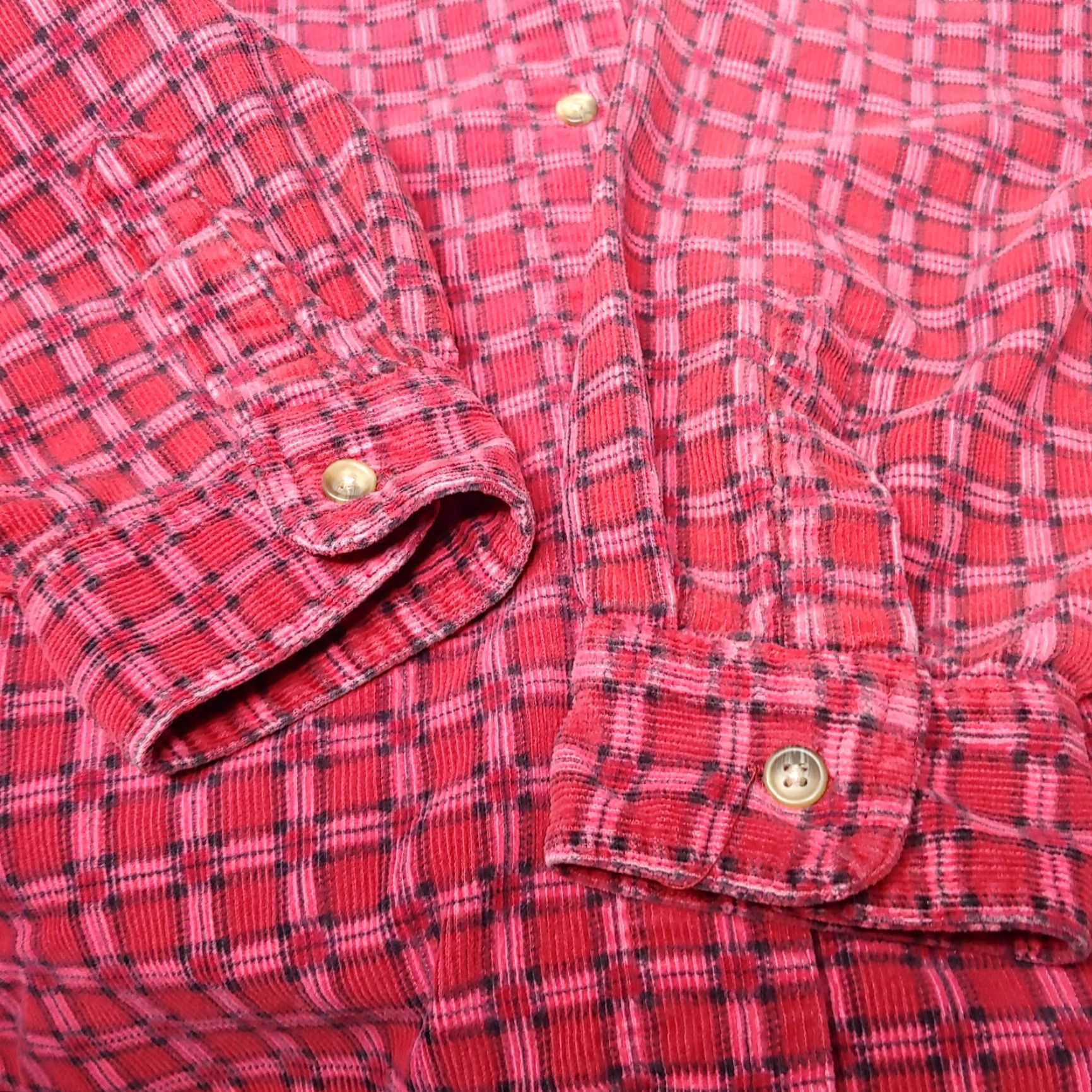 Mickey Unlimited VINTAGE Mickey Unlimited Mickey Mouse Shirt Women L Long Sleeve Red Plaid 90s Size L / US 10 / IT 46 - 6 Thumbnail