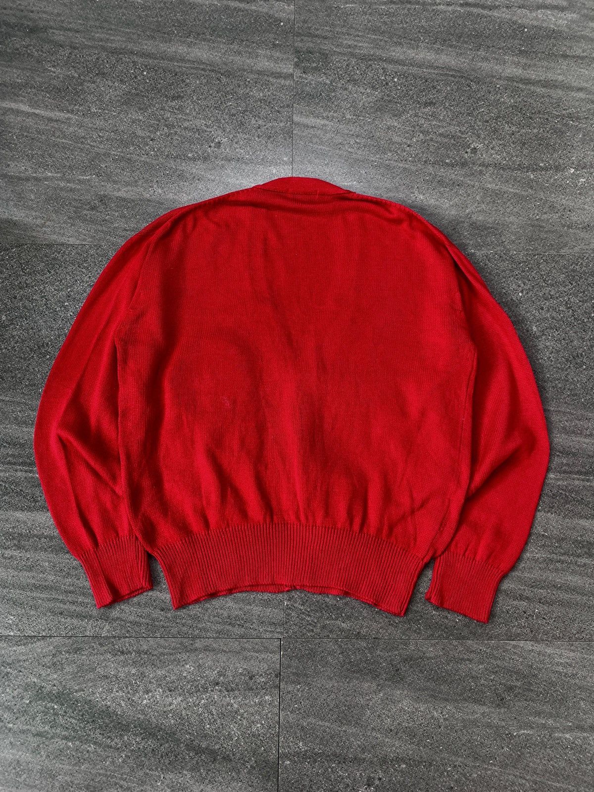 Issey Miyake FREE TAX! IS Team Patched Cardigan Knit Jacket - Medium Size US M / EU 48-50 / 2 - 4 Thumbnail