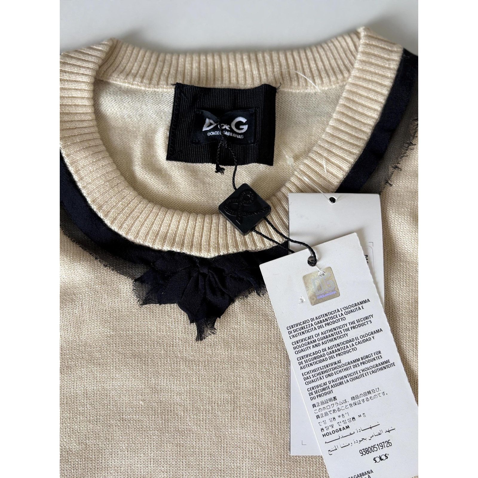 Dolce & Gabbana Vintage D&G Cashmere Silk Knit Vest Y2K Dolce Gabbana Size S / US 4 / IT 40 - 4 Thumbnail