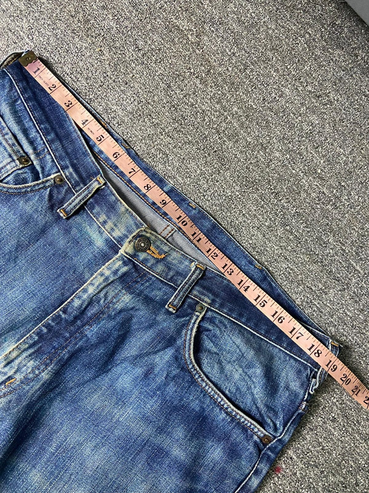 Edwin × Japanese Brand × Vintage EDWIN 503 Regular Fit Distressed Denim Jeans (133) Size US 38 / EU 54 - 8 Thumbnail