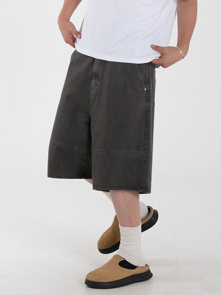 Japanese Brand × Jean Retro loose high street casual denim shorts Size US 32 / EU 48 - 6 Thumbnail