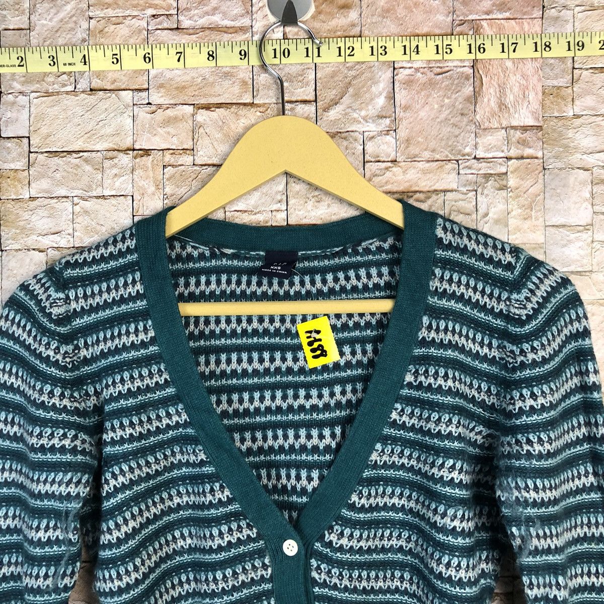 Gap × Homespun Knitwear Gap Green Cardigan Knitwear #A688 Size XXS / US 00 / IT 34 - 4 Thumbnail