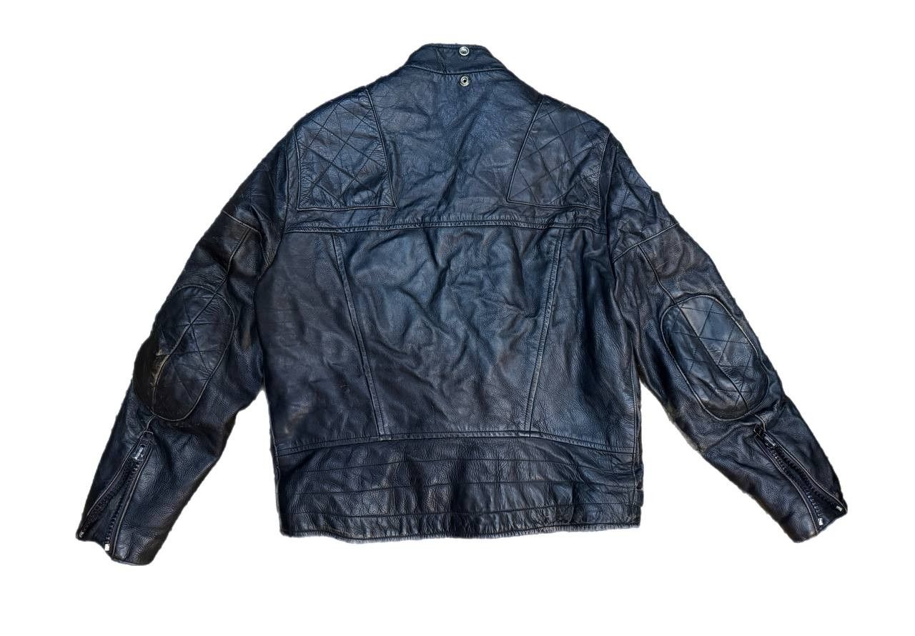 Vintage Vintage 80s Wolf Leathers Distressed Biker Jacket Cafe Racer Size US M / EU 48-50 / 2 - 7 Thumbnail
