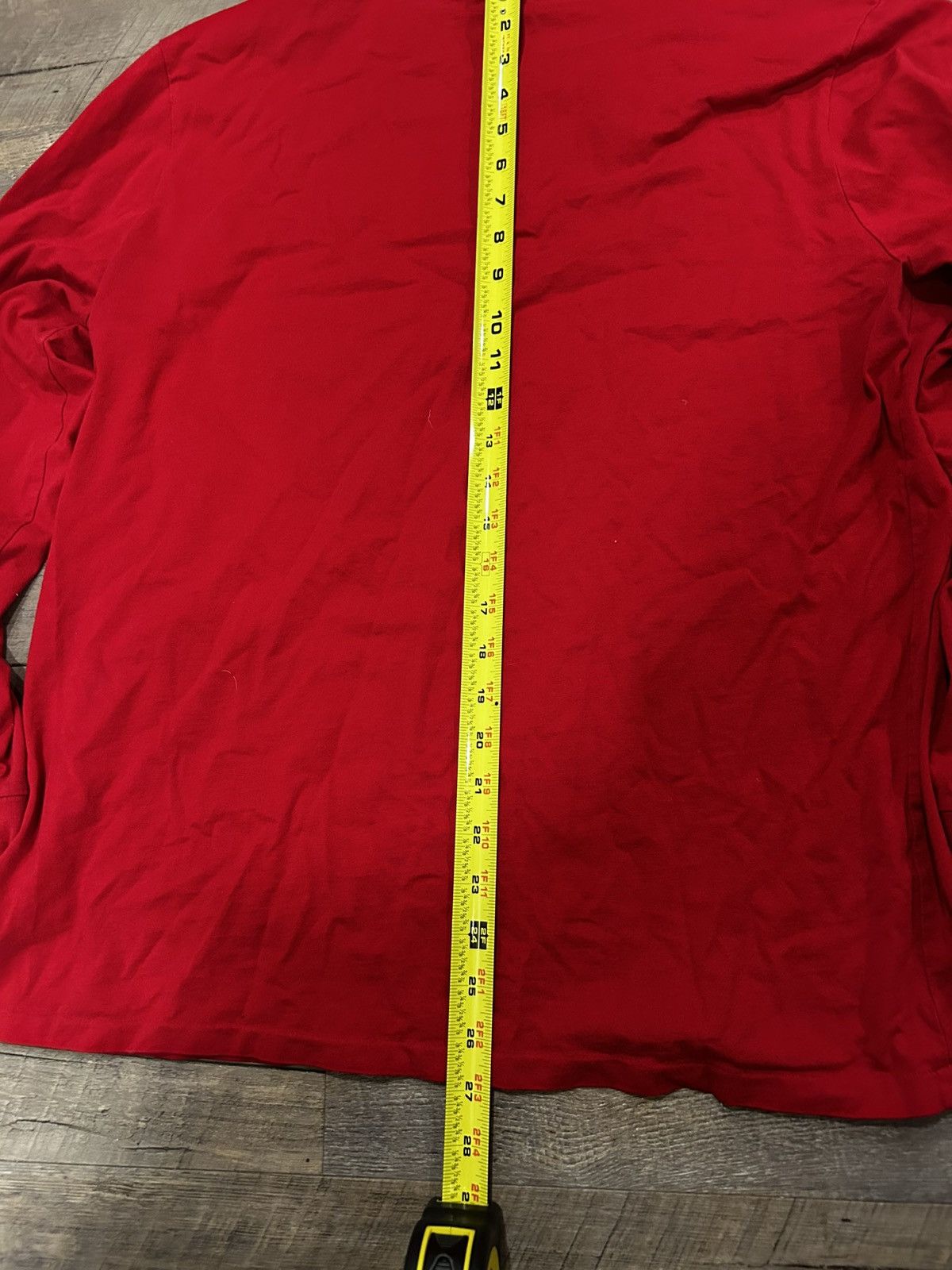 Polo Ralph Lauren ❗️Red Long Sleeve Shirt with Blue Pony❗️ Size US L / EU 52-54 / 3 - 7 Thumbnail
