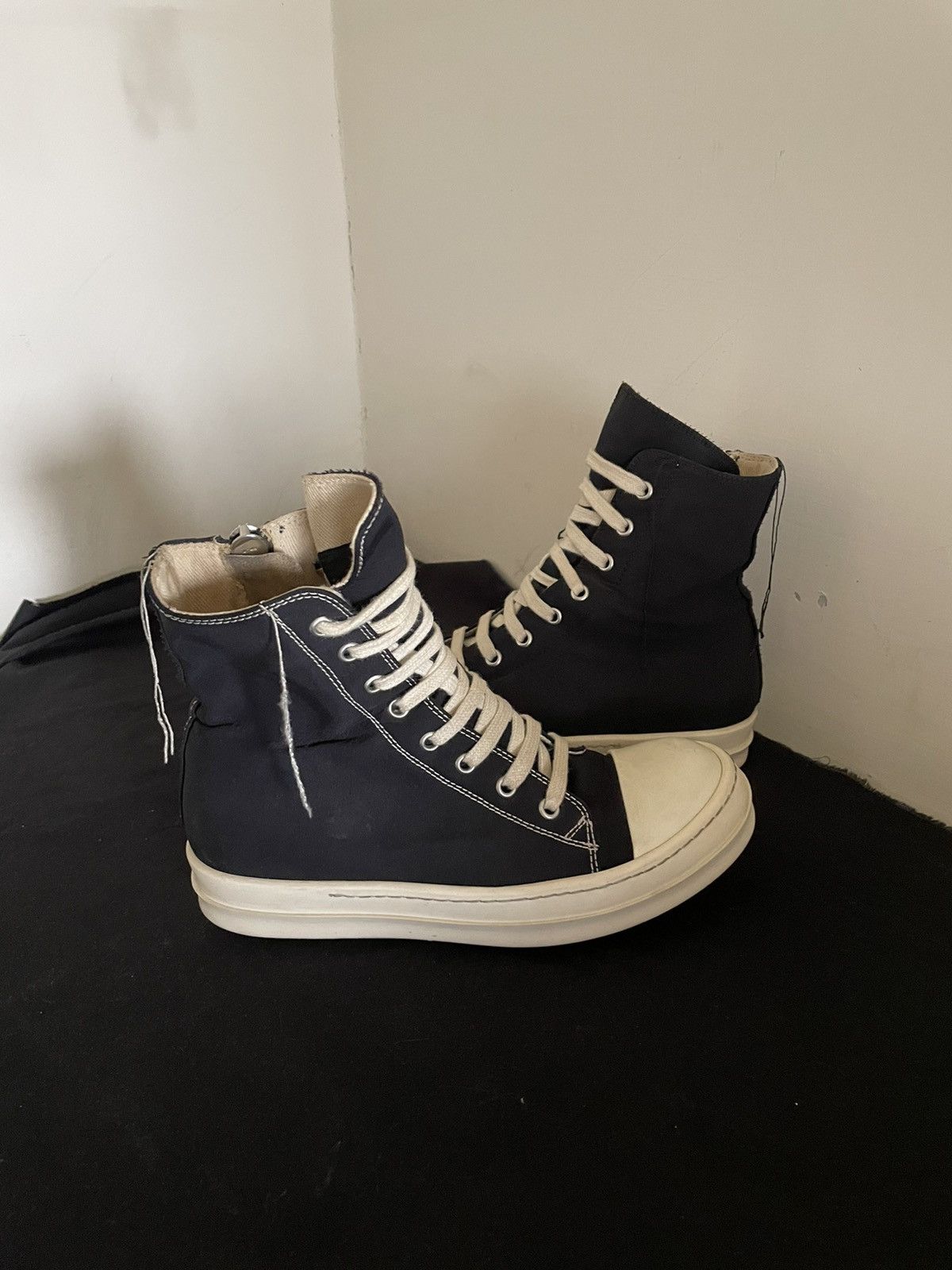 Rick Owens Rick owens ramones high top Size US 6.5 / IT 36.5 - 3 Thumbnail