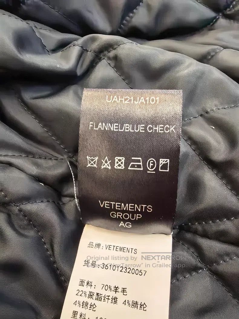 Vetements VETEMENTS Blue Multi-Pocket Buoy Cotton Jacket Size US XS / EU 42 / 0 - 7 Thumbnail