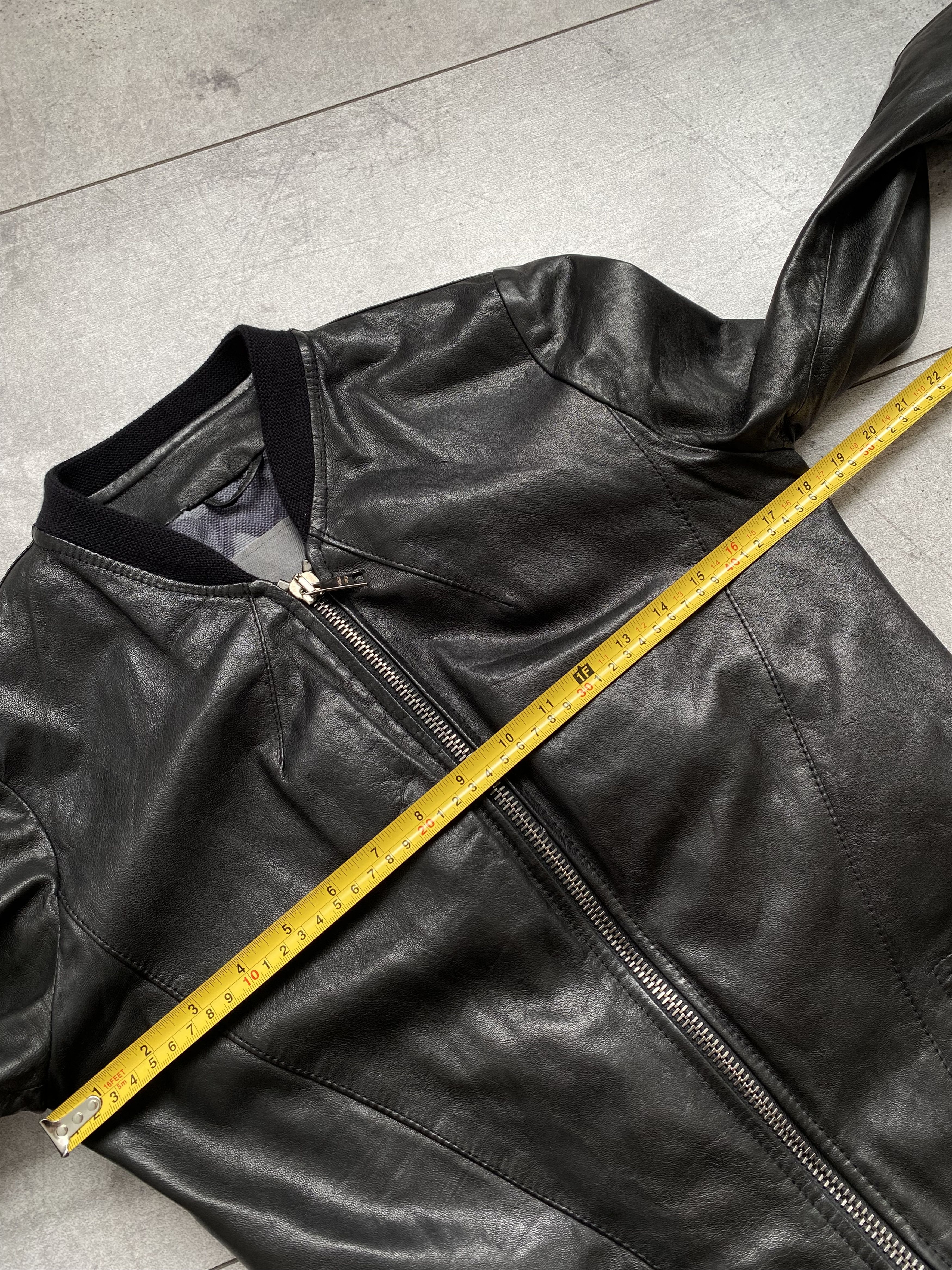 Archive Giorgio Brato Leather Bomber Jacket