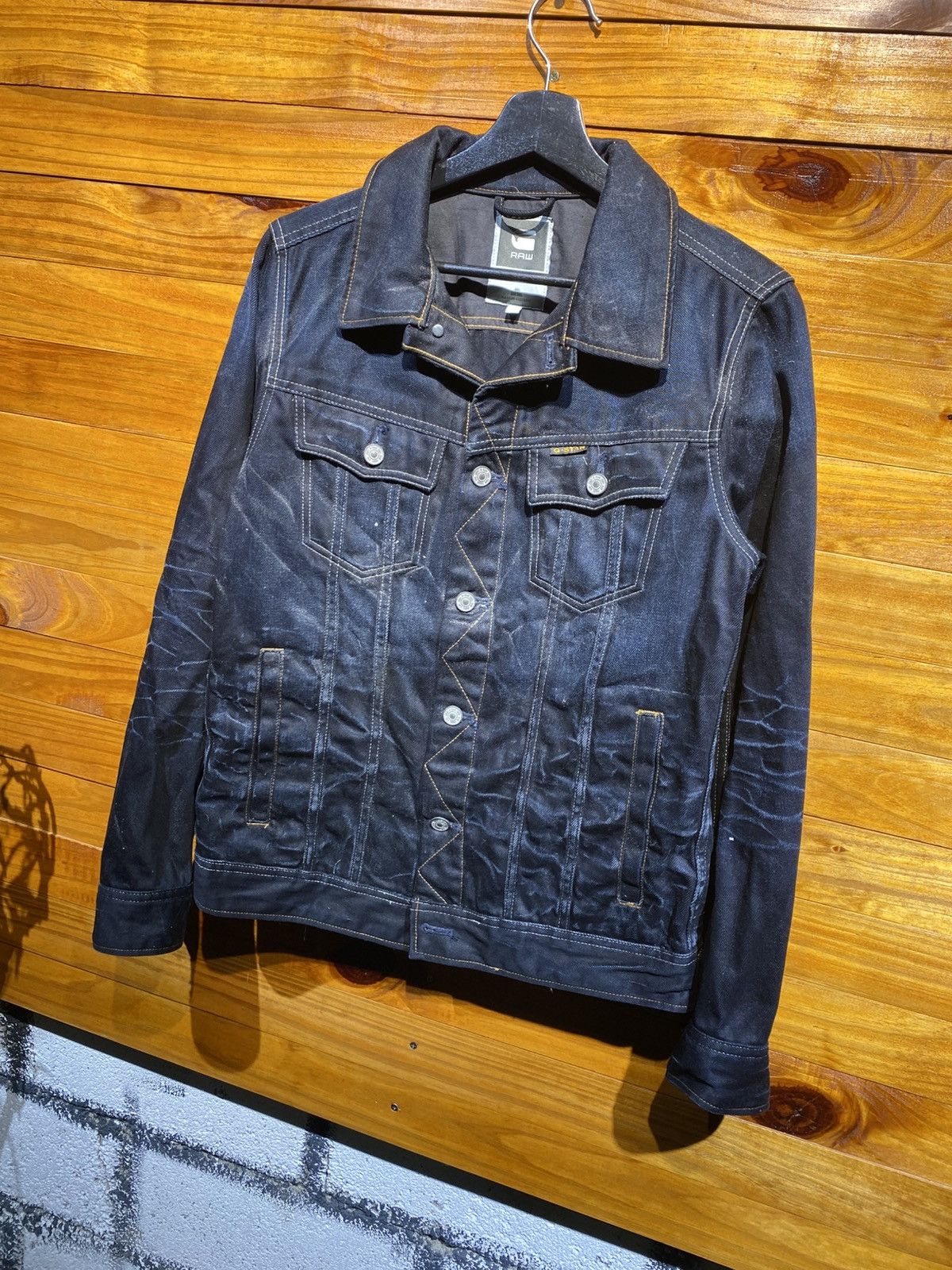 G-Star G-Star RAW Denim Black Jean Jacket Classic Raw Denim Style Size US S / EU 44-46 / 1 - 4 Thumbnail