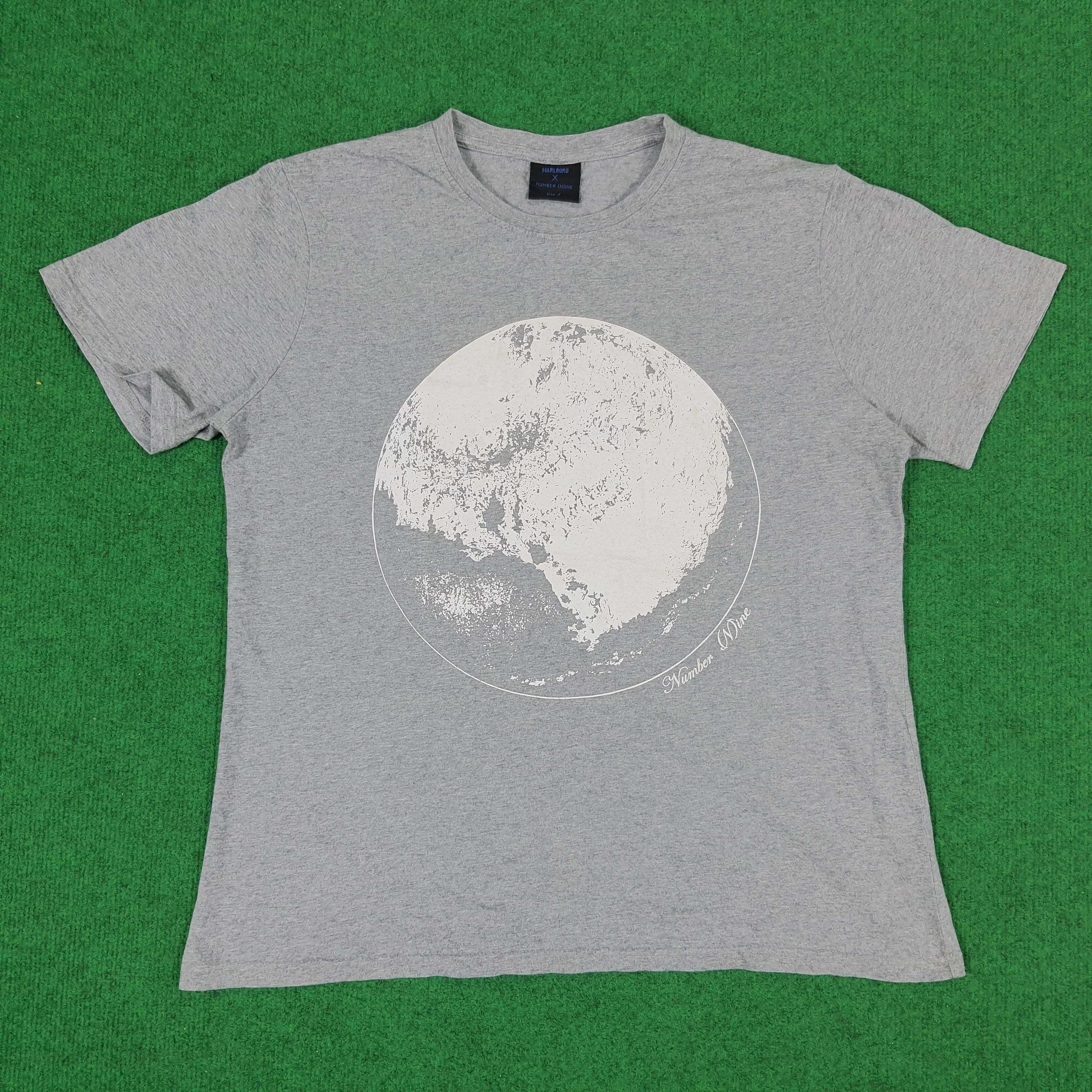 Japanese Brand × Number (N)ine × Vintage Vintage Marlboro x Number Nine Moon Streetwear Tshirt Size US M / EU 48-50 / 2 - 1 Thumbnail