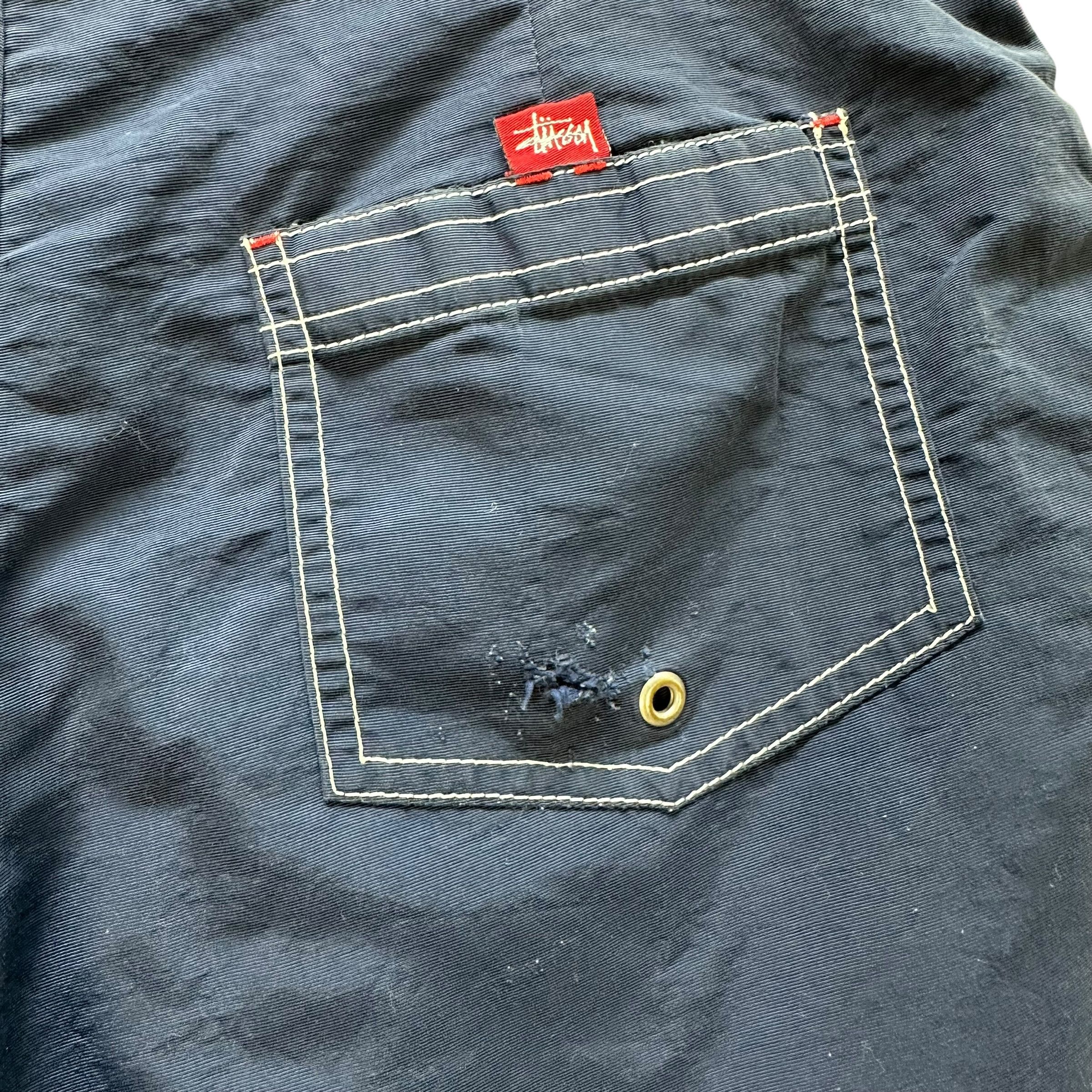 Stussy Vintage 90's STUSSY Short Pant #A77-1880 Size US 32 / EU 48 - 8 Thumbnail