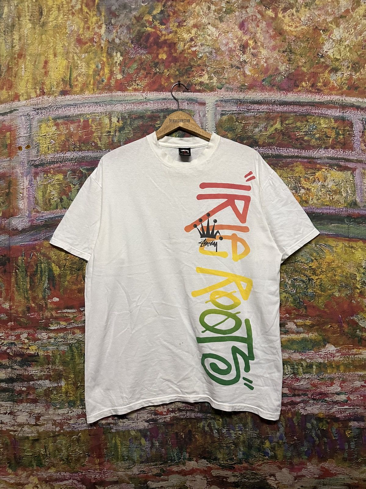 Stussy Vintage Irie Roots Rasta Tee Size US L / EU 52-54 / 3 - 1 Thumbnail