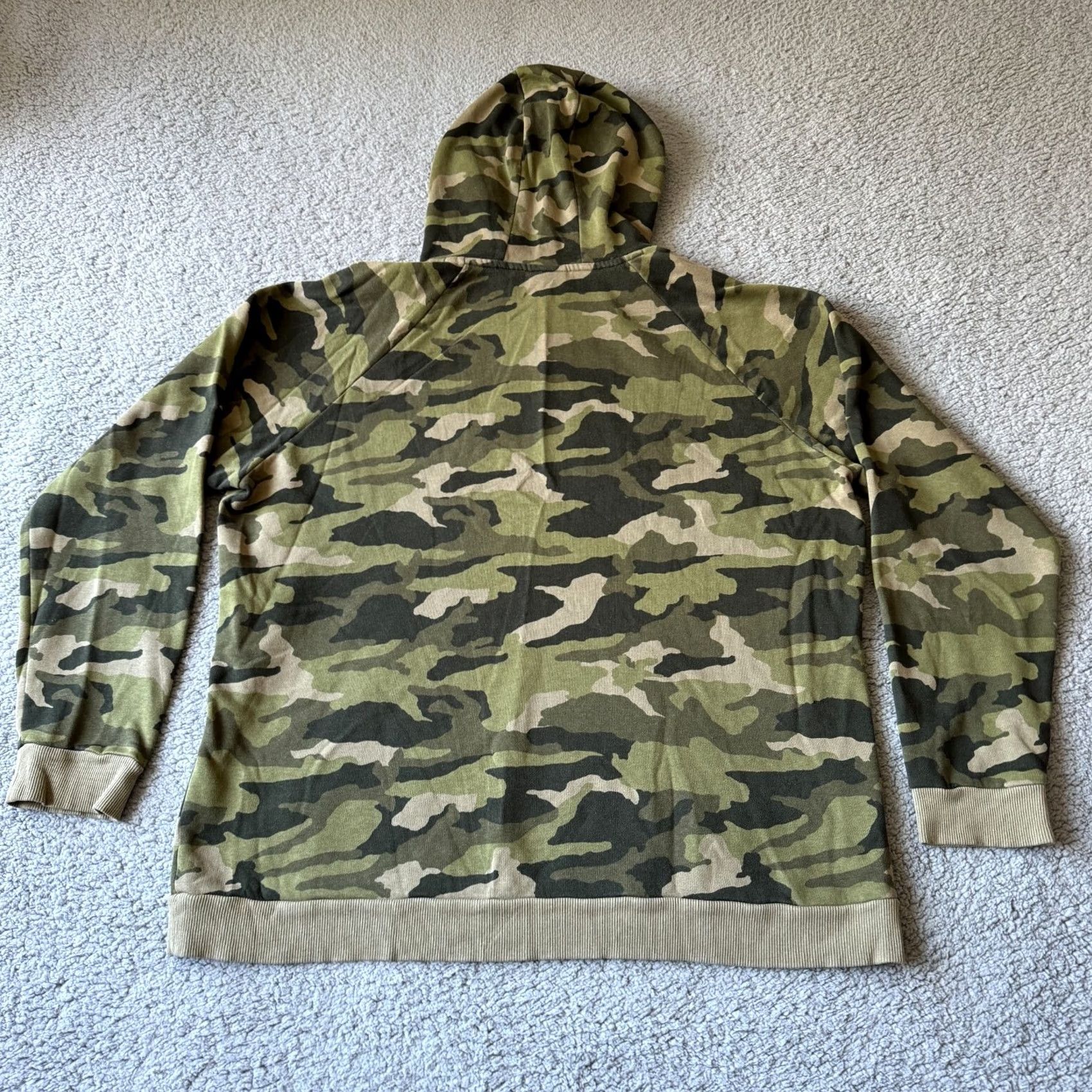 Under Armour Under Armour Sweater Mens 2XL Green Camo Hooded Pullover Sweatshirt Army Outdoor Shirt Everyday Mens Size US XXL / EU 58 / 5 - 7 Thumbnail