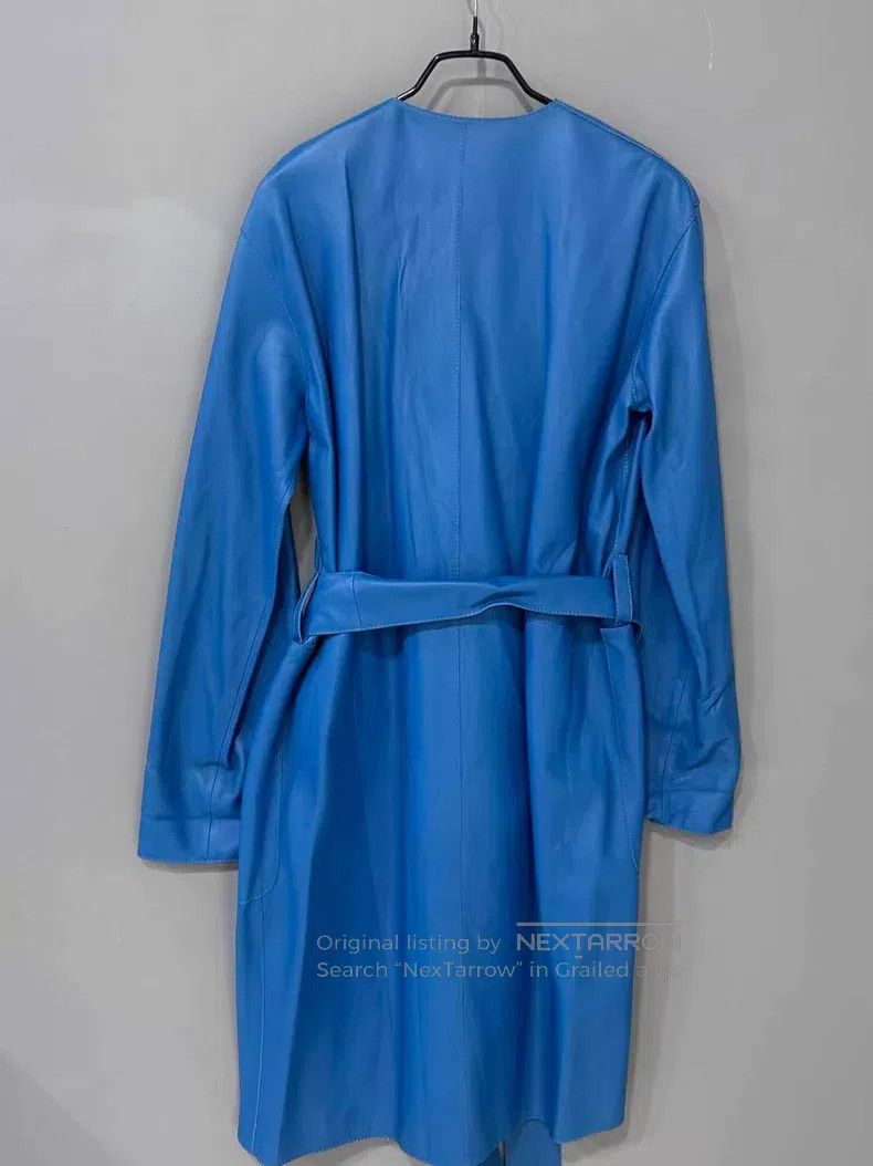 Loewe Loewe Heavy Duty Long Leather Windbreaker Jacket Size XS / US 0-2 / IT 36-38 - 3 Thumbnail