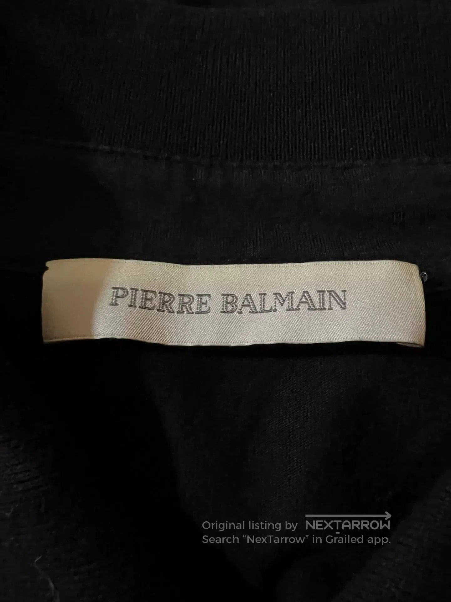 Pierre Balmain black embroidered logo short sleeve polo shirt. Size US L / EU 52-54 / 3 - 5 Thumbnail