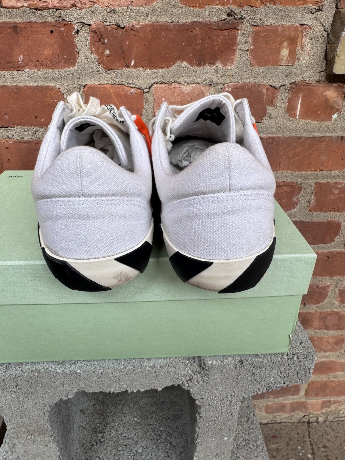Off-White × Virgil Abloh Off-white vulcanized canvas sneaker Size US 10 / EU 43 - 4 Thumbnail