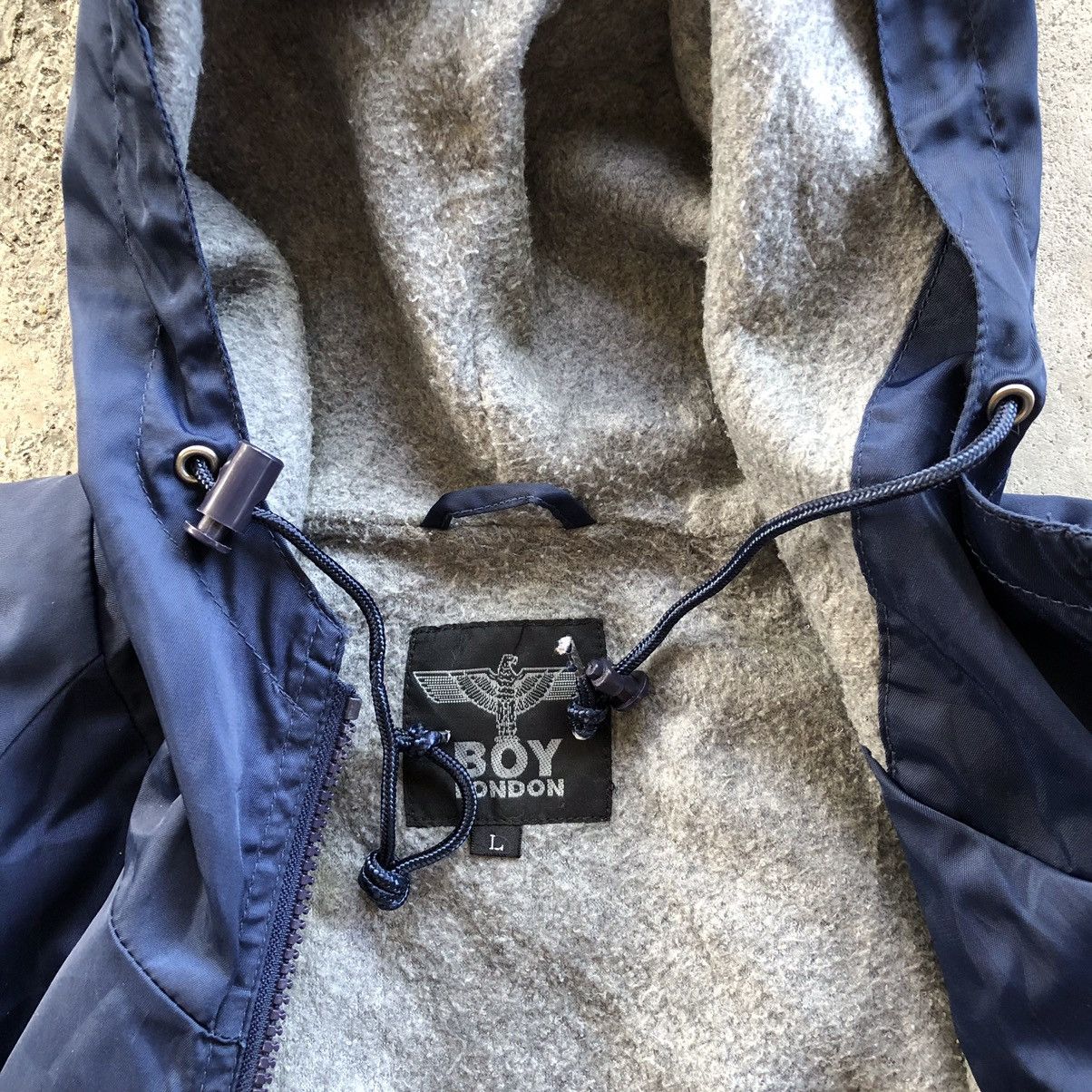 Boy London BOY LONDON Big Spellout Hooded Zipper Jacket Size US L / EU 52-54 / 3 - 10 Thumbnail