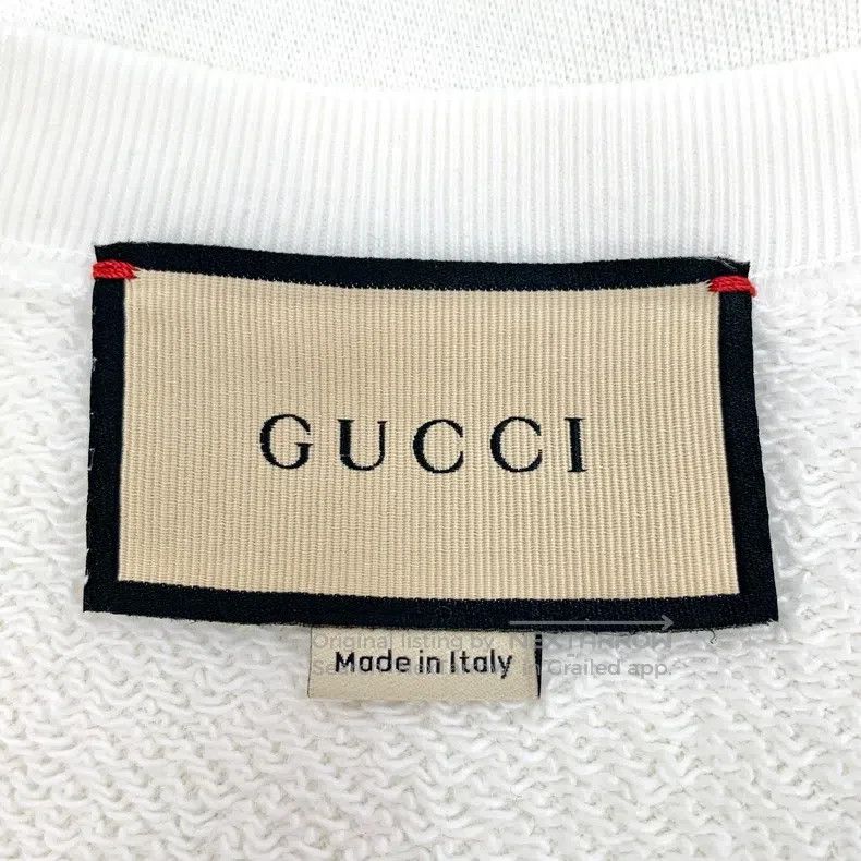 Other Gucci White logo cat banana print cotton round-neck long-s Size US S / EU 44-46 / 1 - 5 Thumbnail
