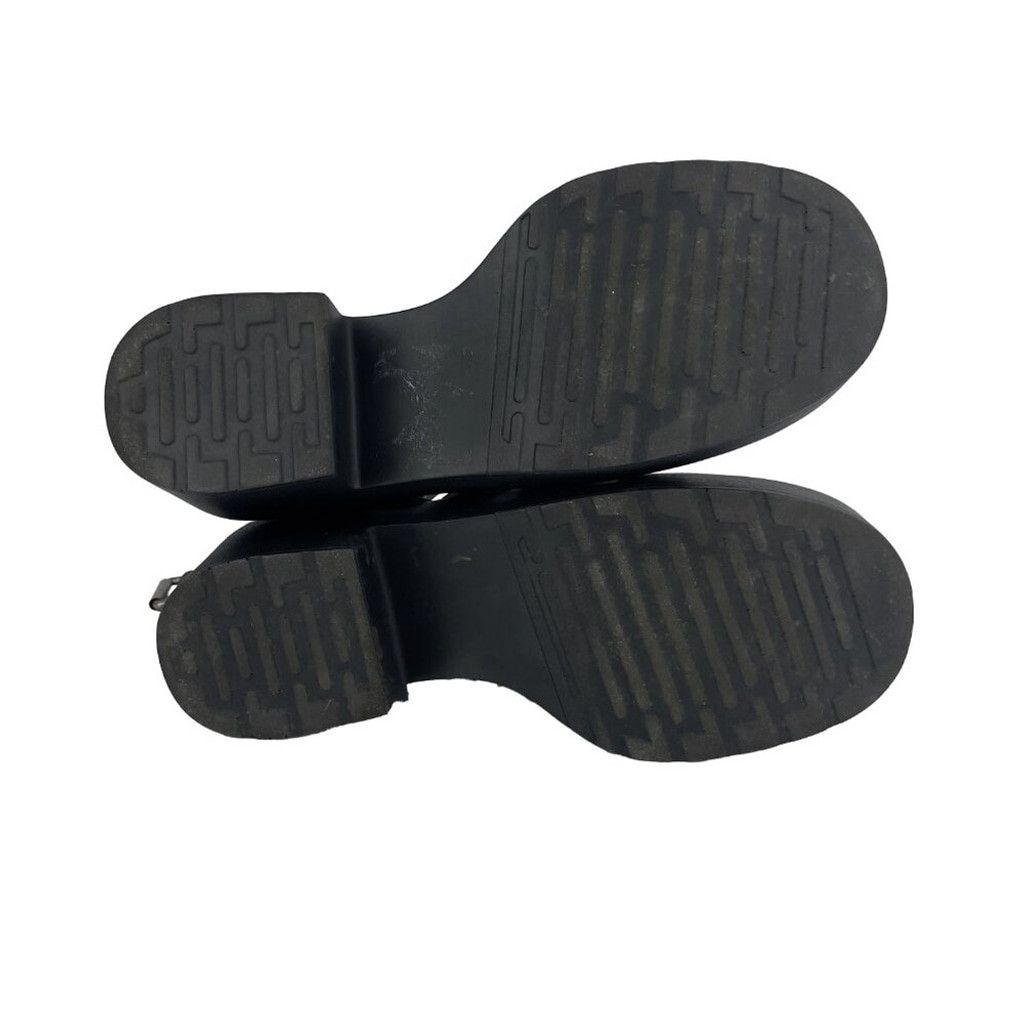 Windsor Smith WINDSOR SMITH Leather Block Heel Ankle Straps Black Sandal Size US 6 / IT 36 - 11 Thumbnail