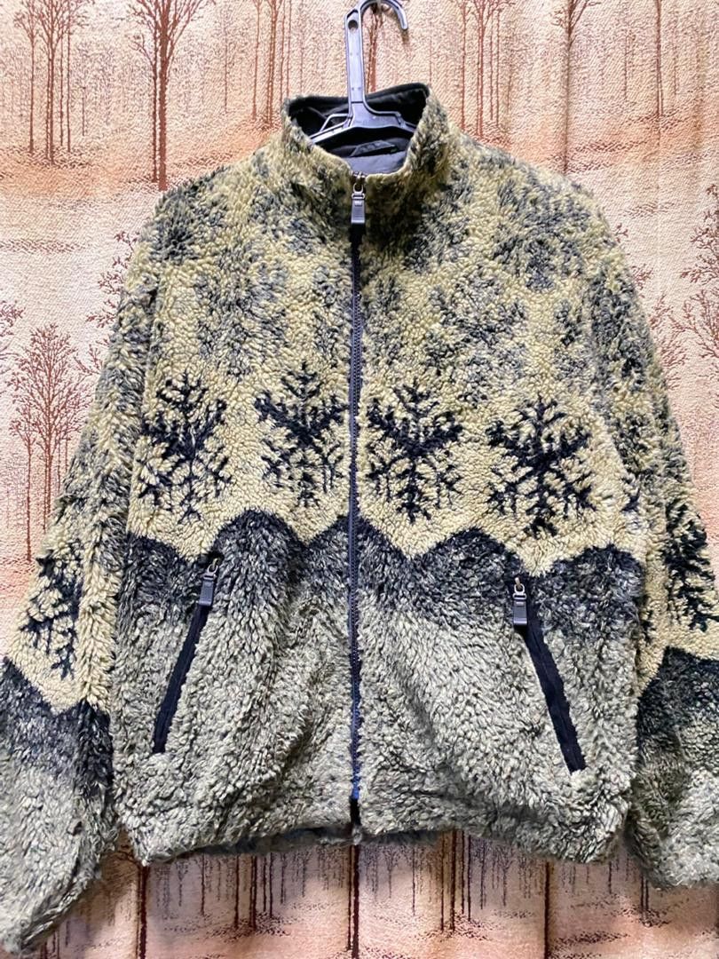 Japanese Brand Rare Design Katahdin Sherpa Fleece Jacket Size US L / EU 52-54 / 3 - 3 Thumbnail
