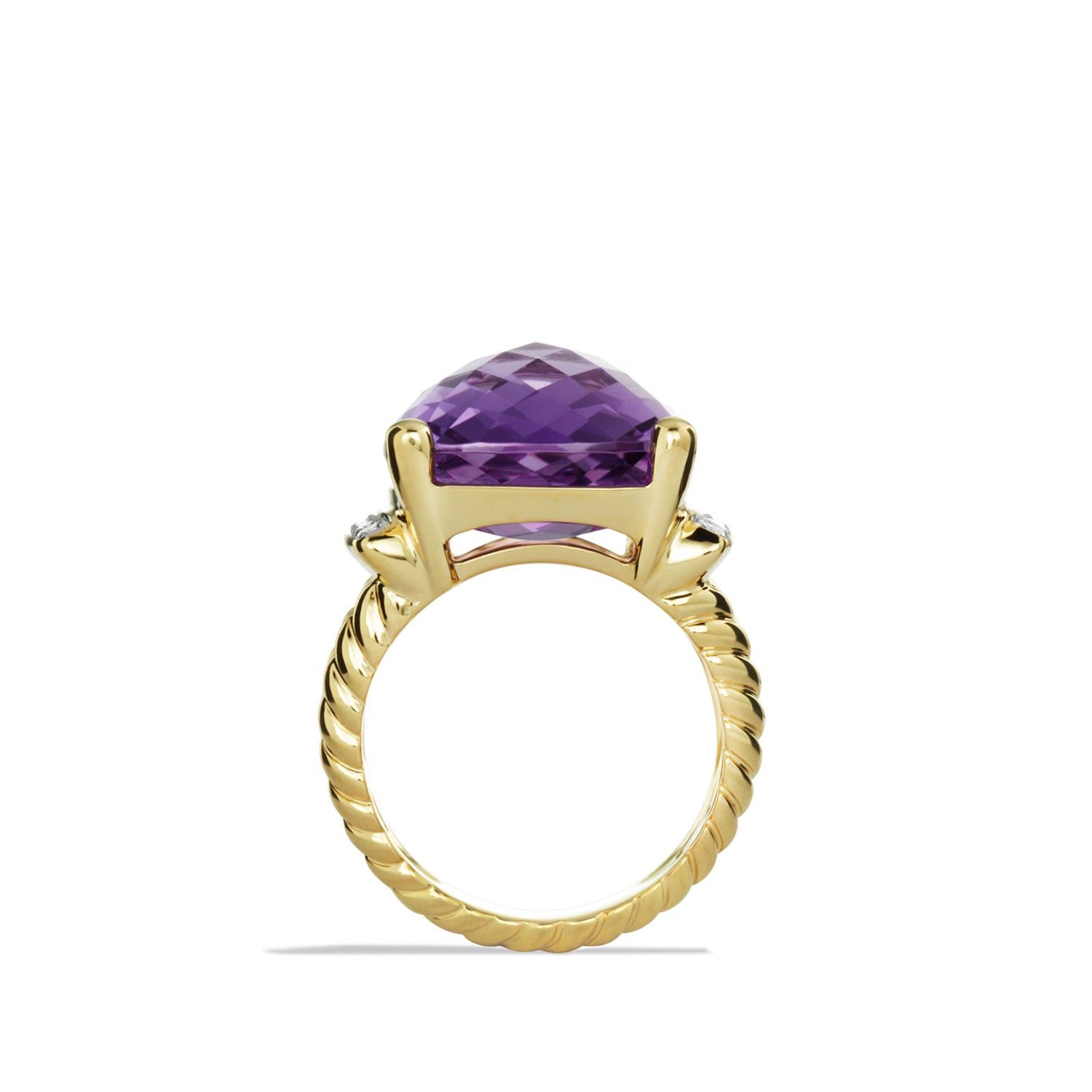 David Yurman o1s1wg111025 R17014D /Size 6 / Amethyst Ring in Golden Size ONE SIZE - 2 Thumbnail