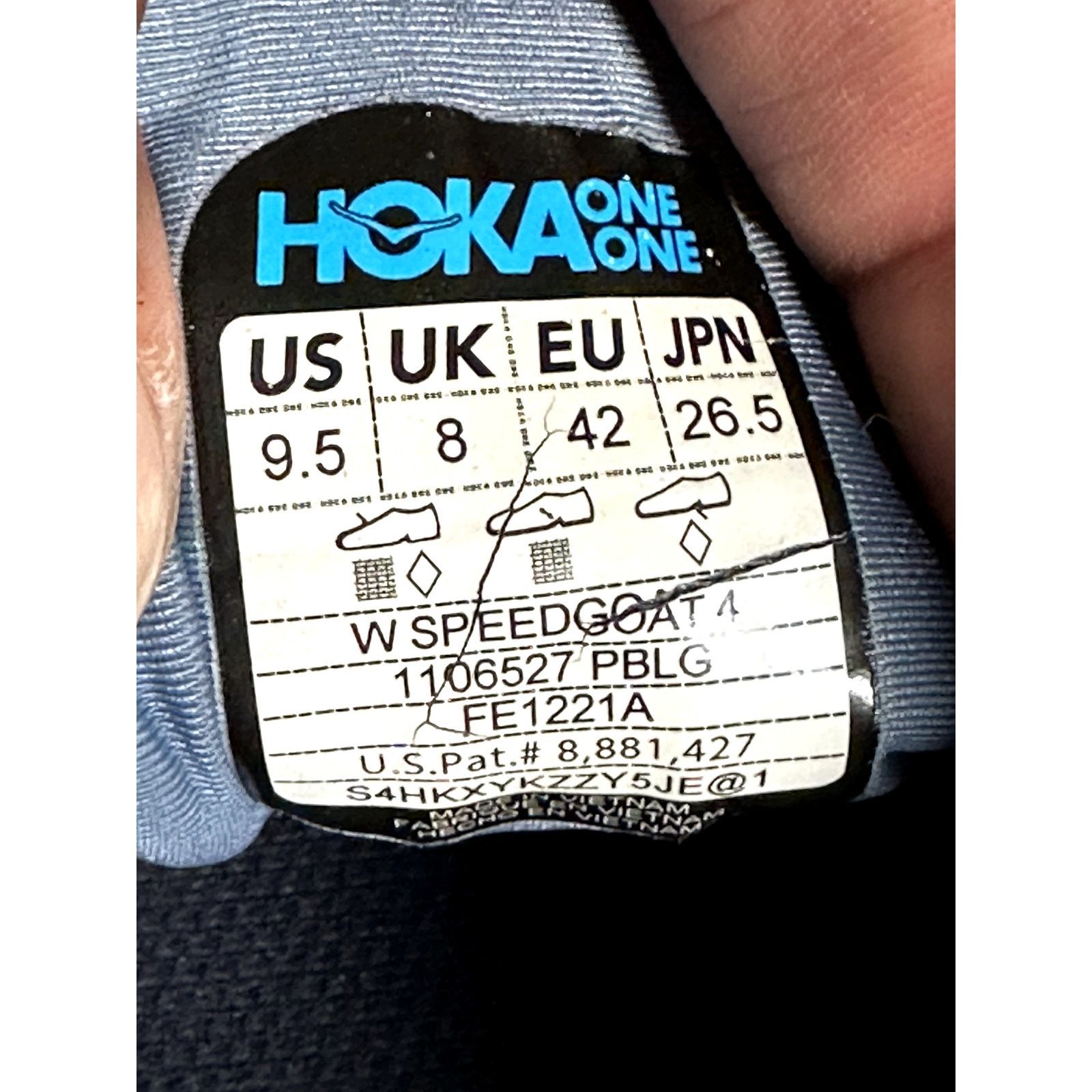 Hoka Hoka One One Speedgoat 4 Women's Size 9.5 Running Shoes Blue Size US 9.5 / IT 39.5 - 10 Thumbnail